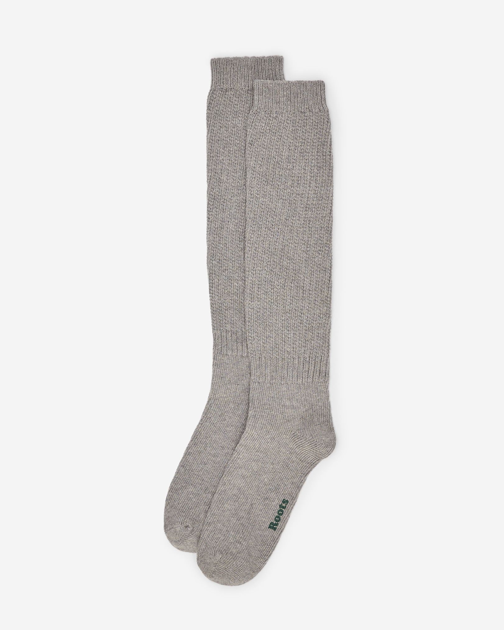 Roots Women's Warm-Up Slouch Sock in Heather Grey