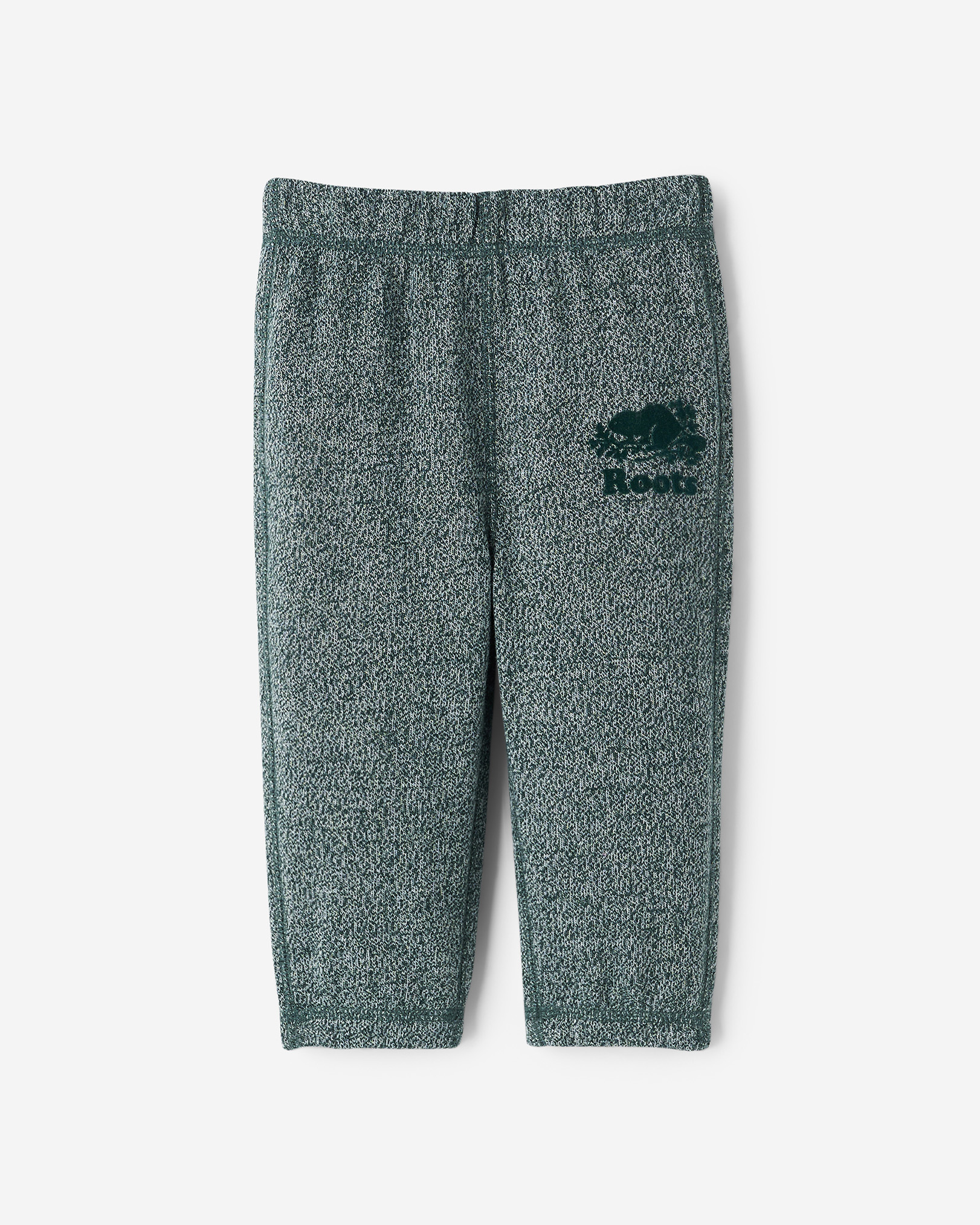Roots Baby Organic Original Terry Sweatpant in Varsity Green Pepper