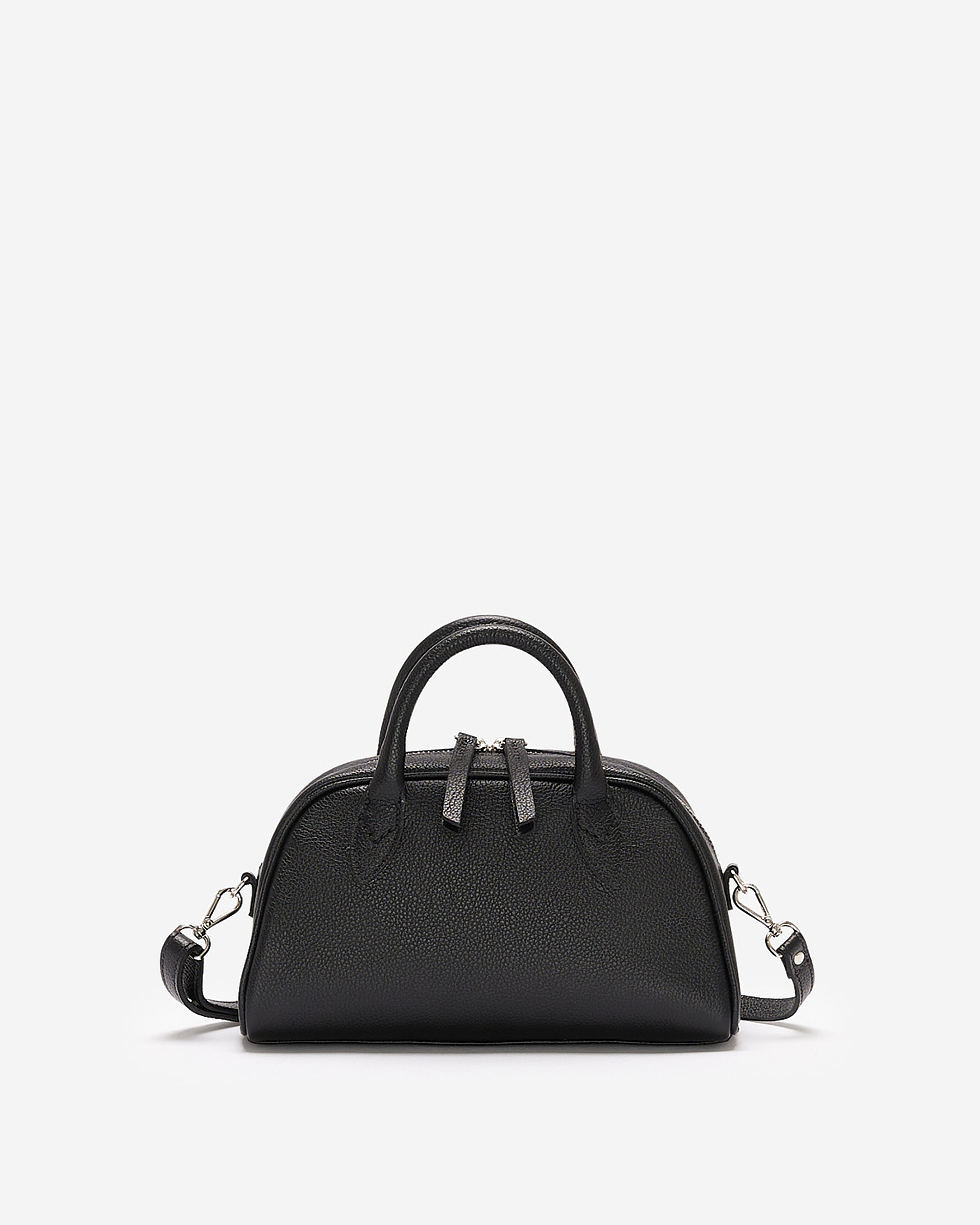 Roots Mini Bowling Handbag Cervino in Black