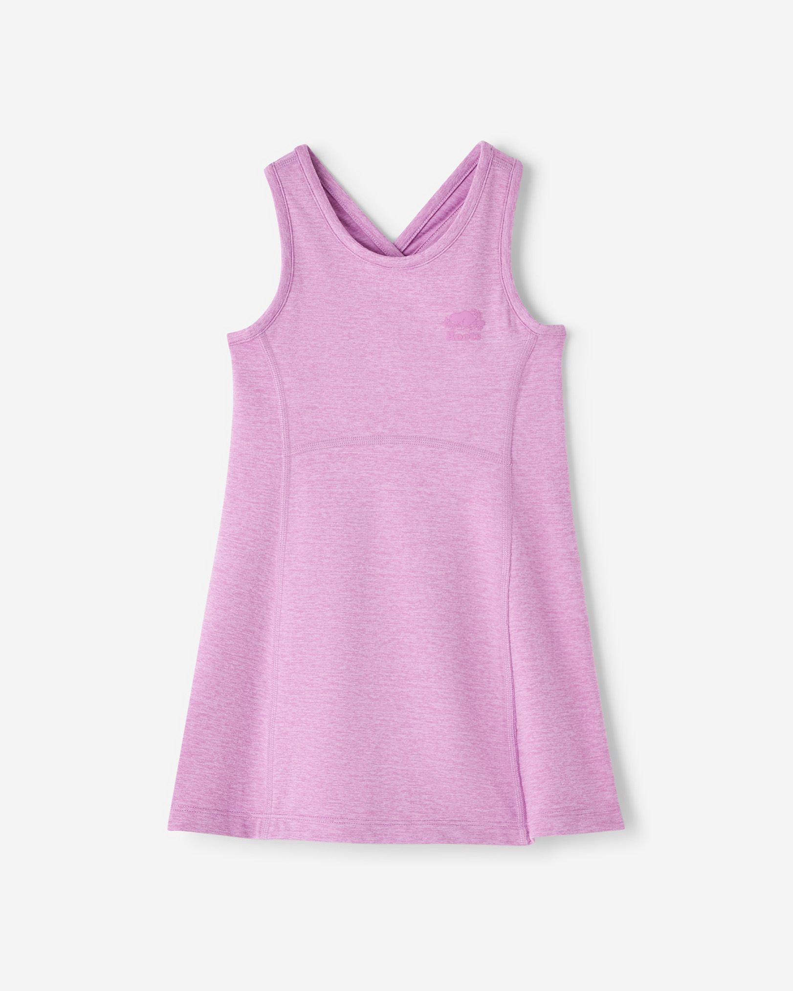 Roots Toddler Girl's Active Dress in Petal Purple Mix
