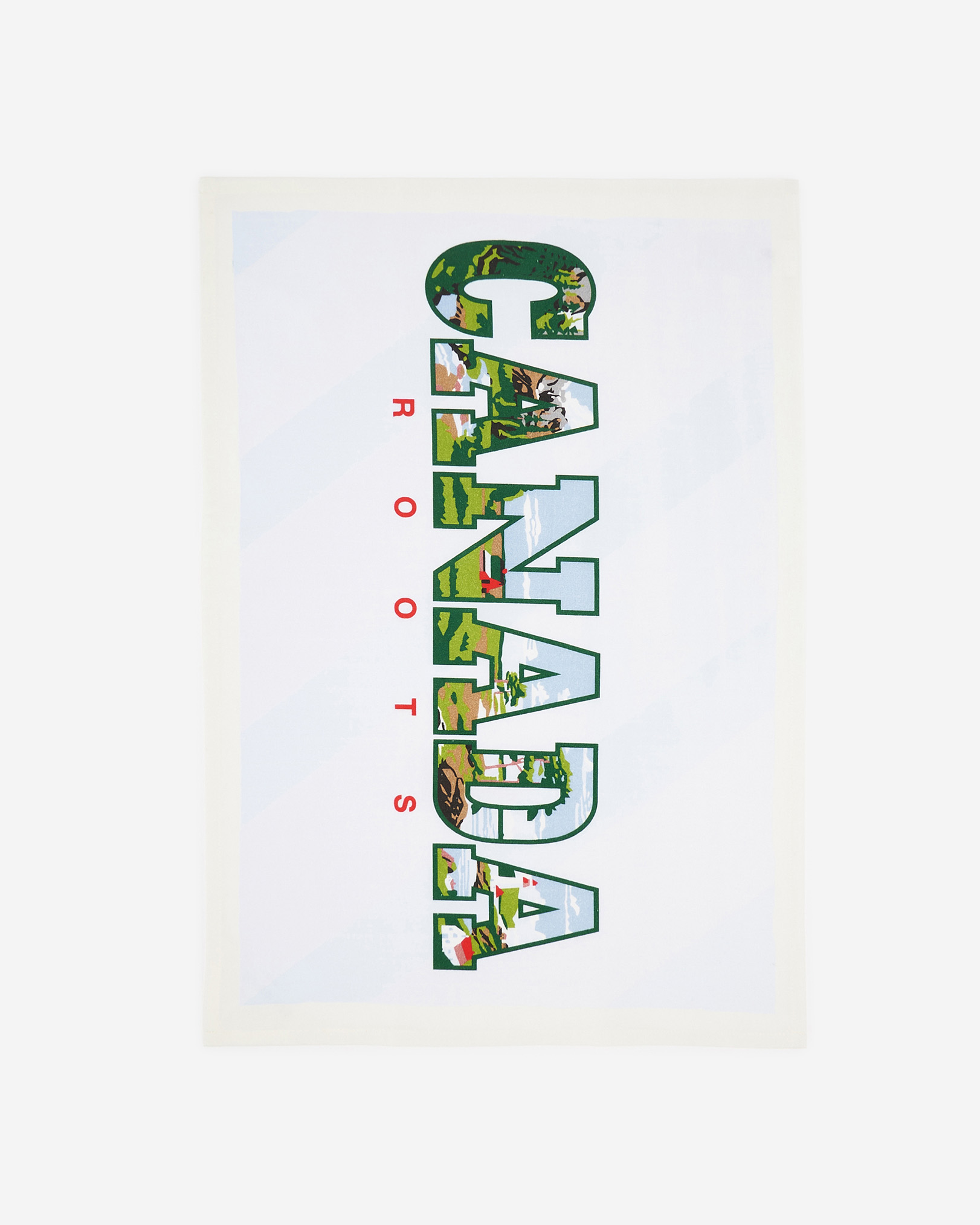 Roots Greetings From Canada Tea Towel in Assorted Colours