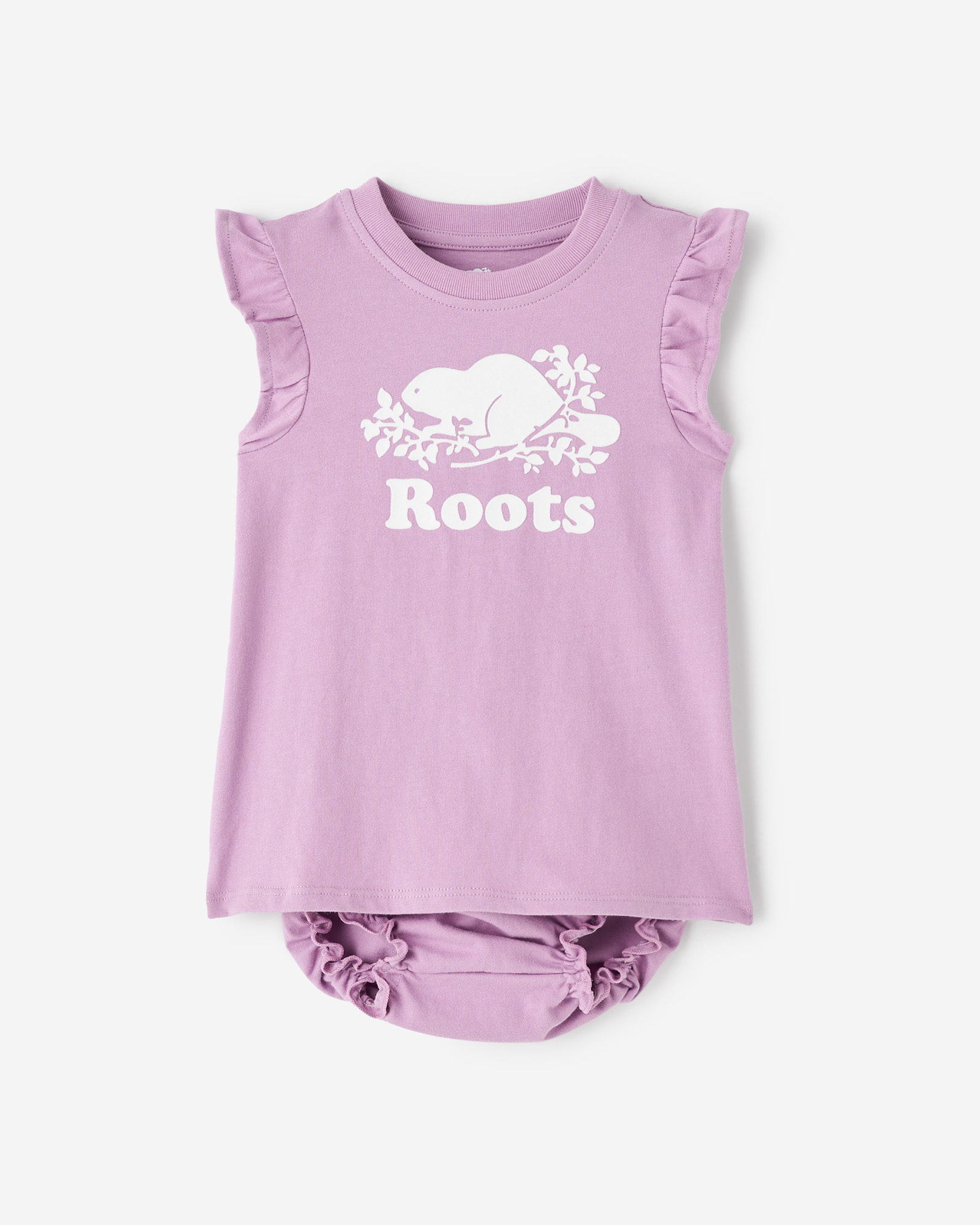 Roots Baby Cooper Dress in Lavender Herb