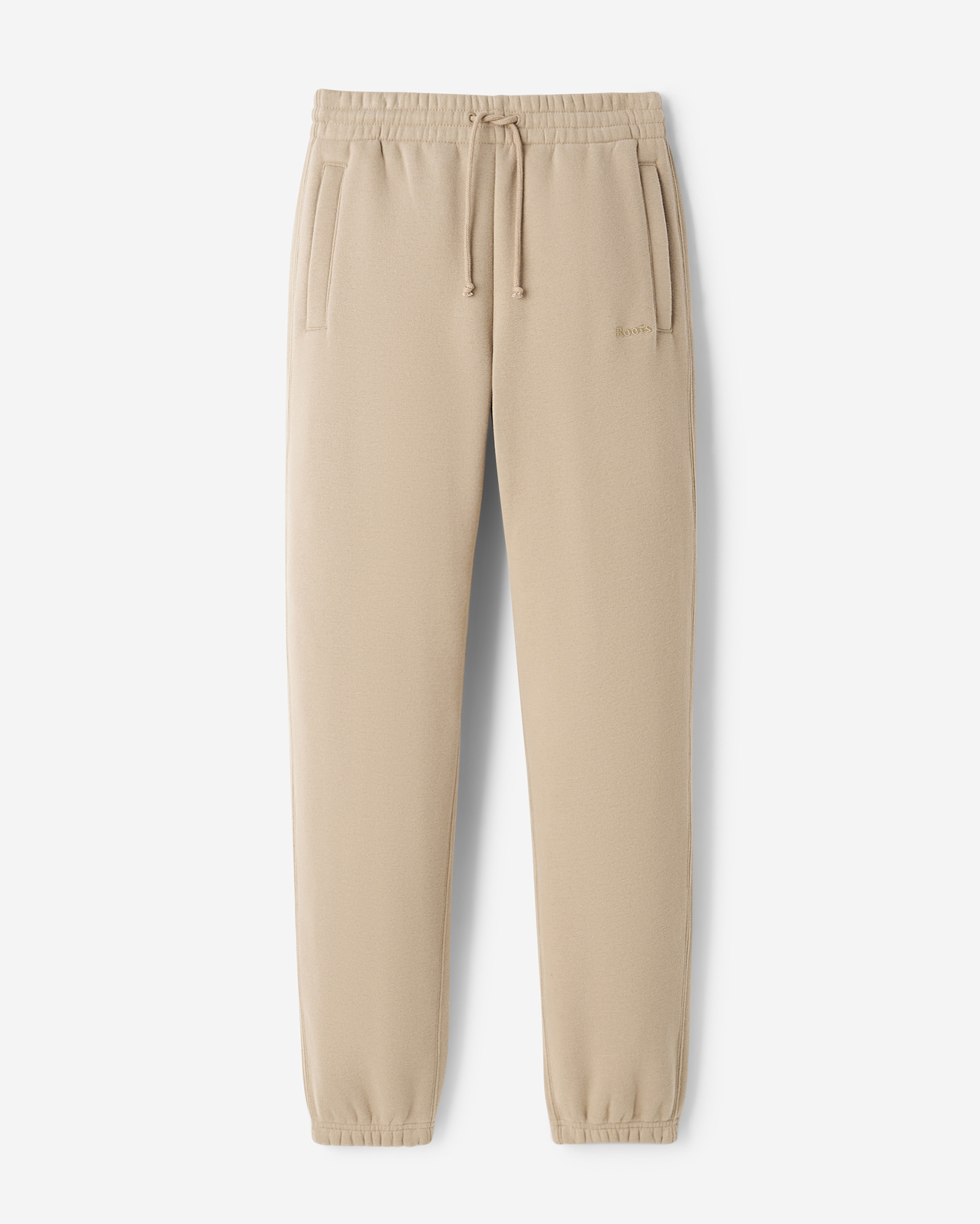 Roots Cloud One Fit Sweatpant in Warm Khaki Brown