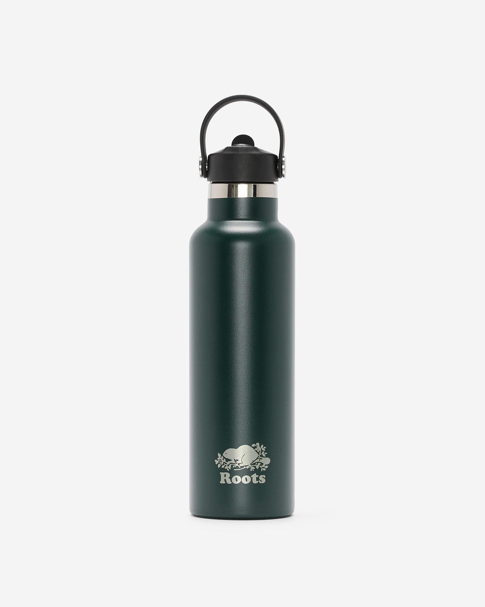 Roots Water Bottle in Varsity Green