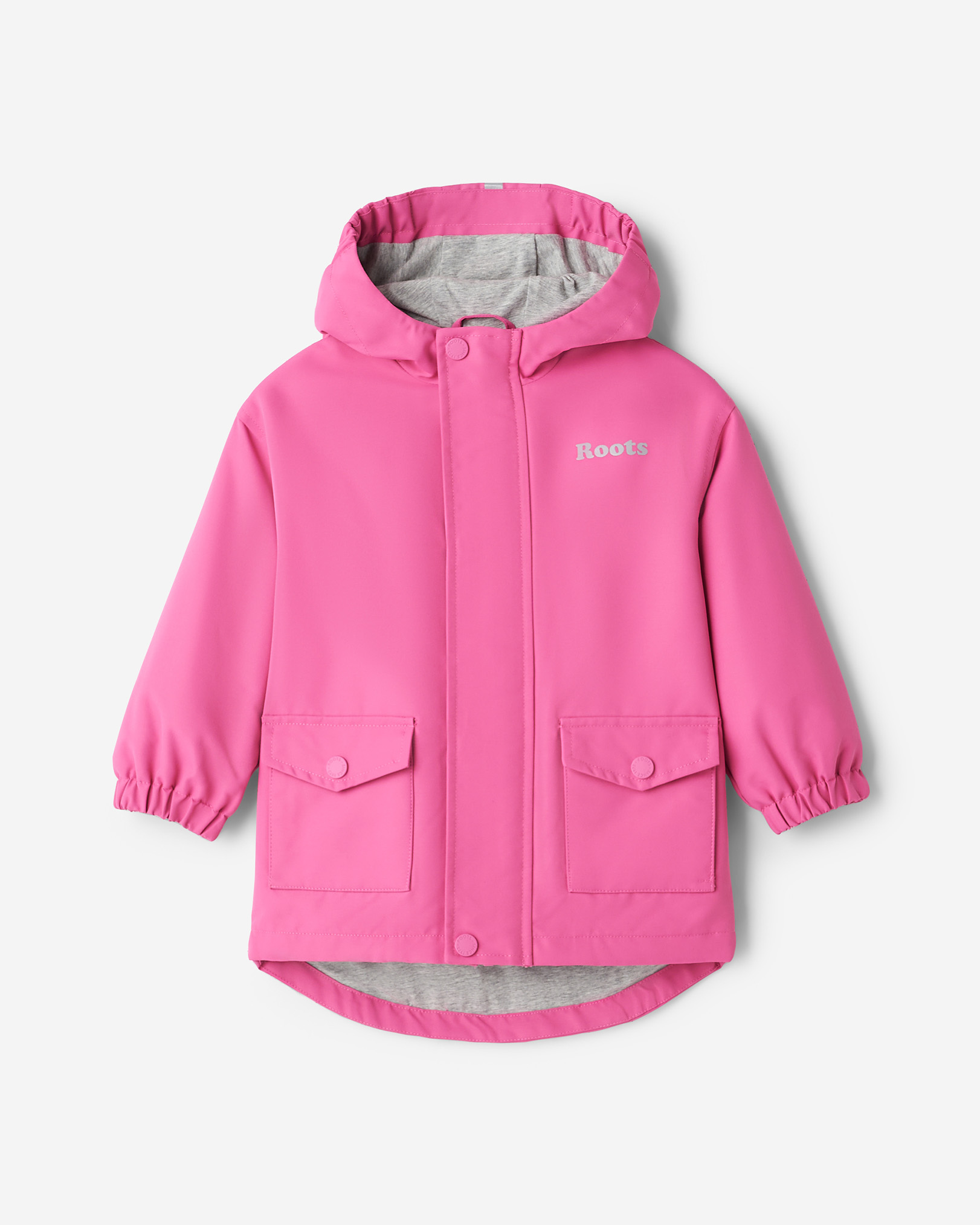 Roots Toddler Puddle Jumper Jacket in Magenta Glow