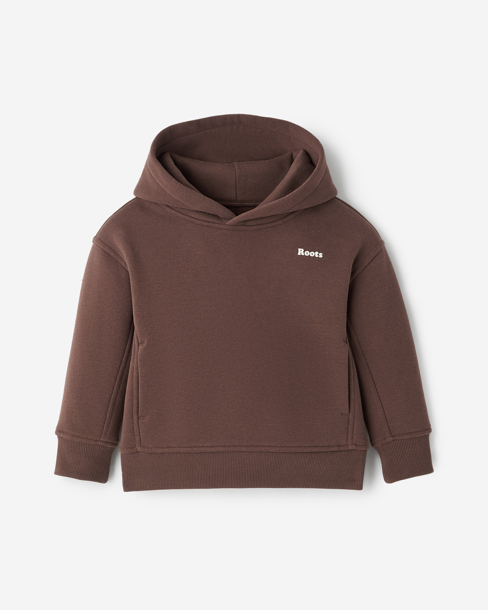 Roots Toddler Cloud Hoodie in Mosswood Brown