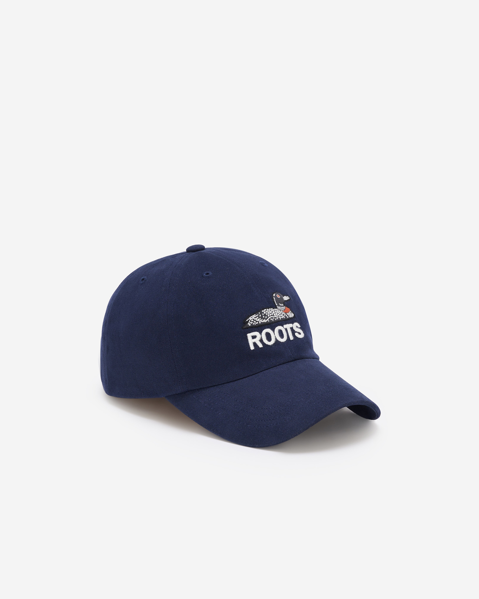 Roots True Nature Baseball Cap Hat in Navy Blazer