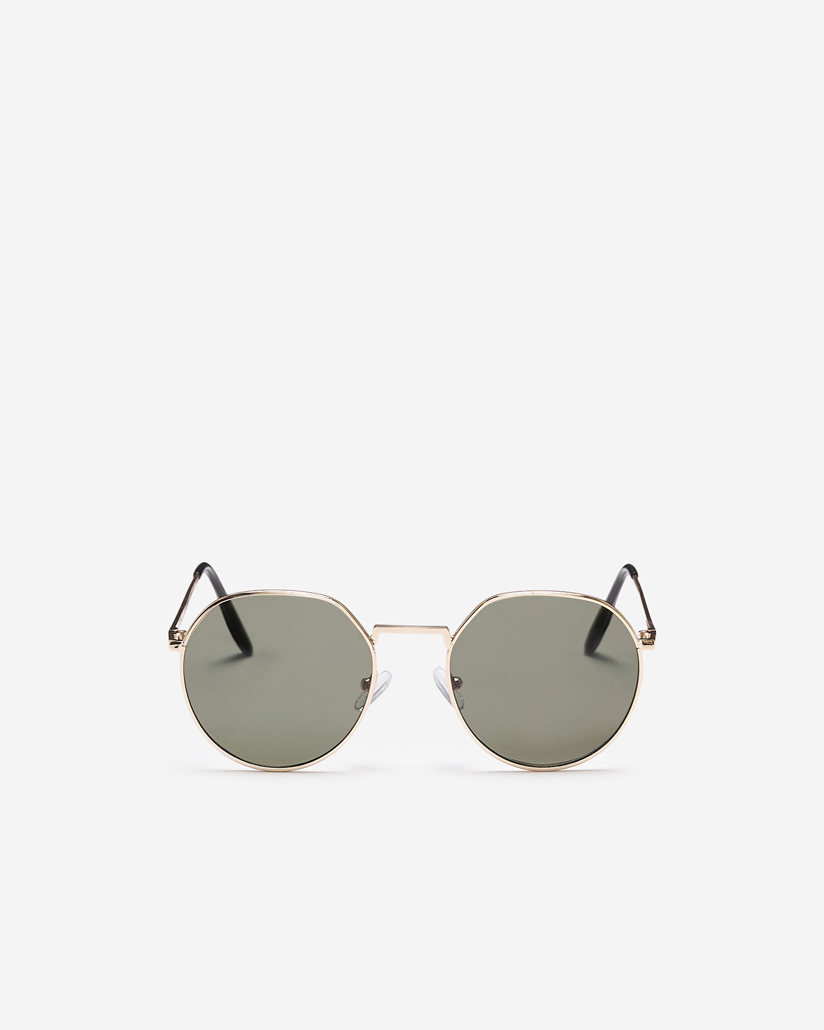 Roots Metal Round Modified Sunglasses in Gold