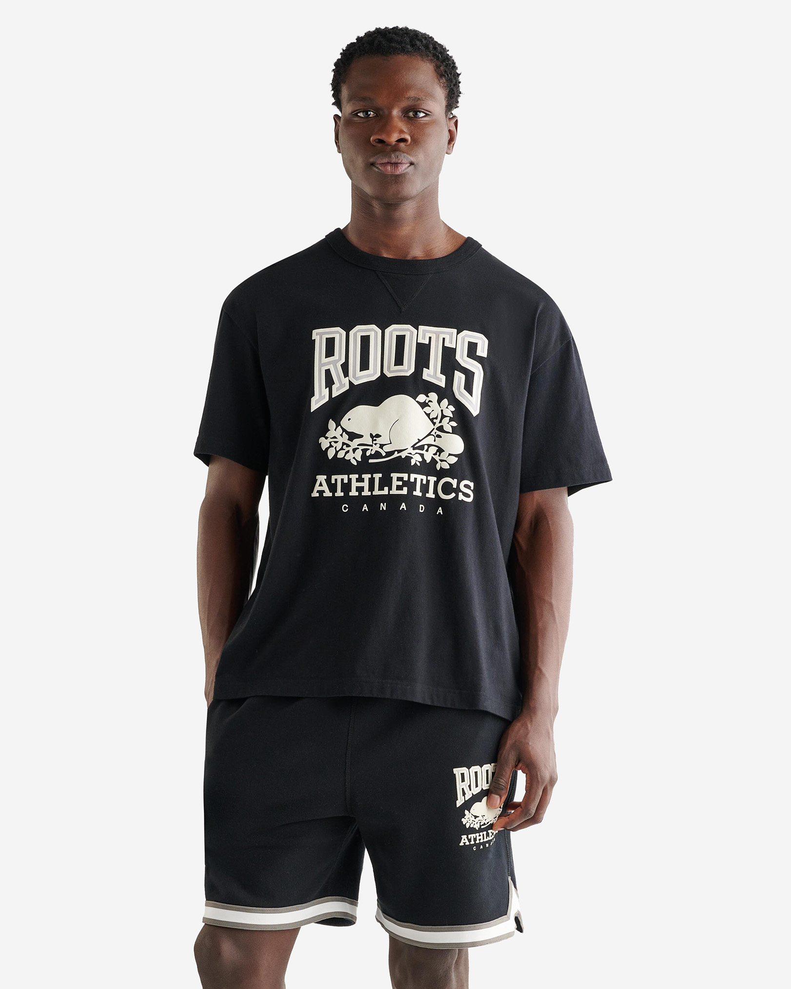 Roots Men's RBA T-Shirt in Black