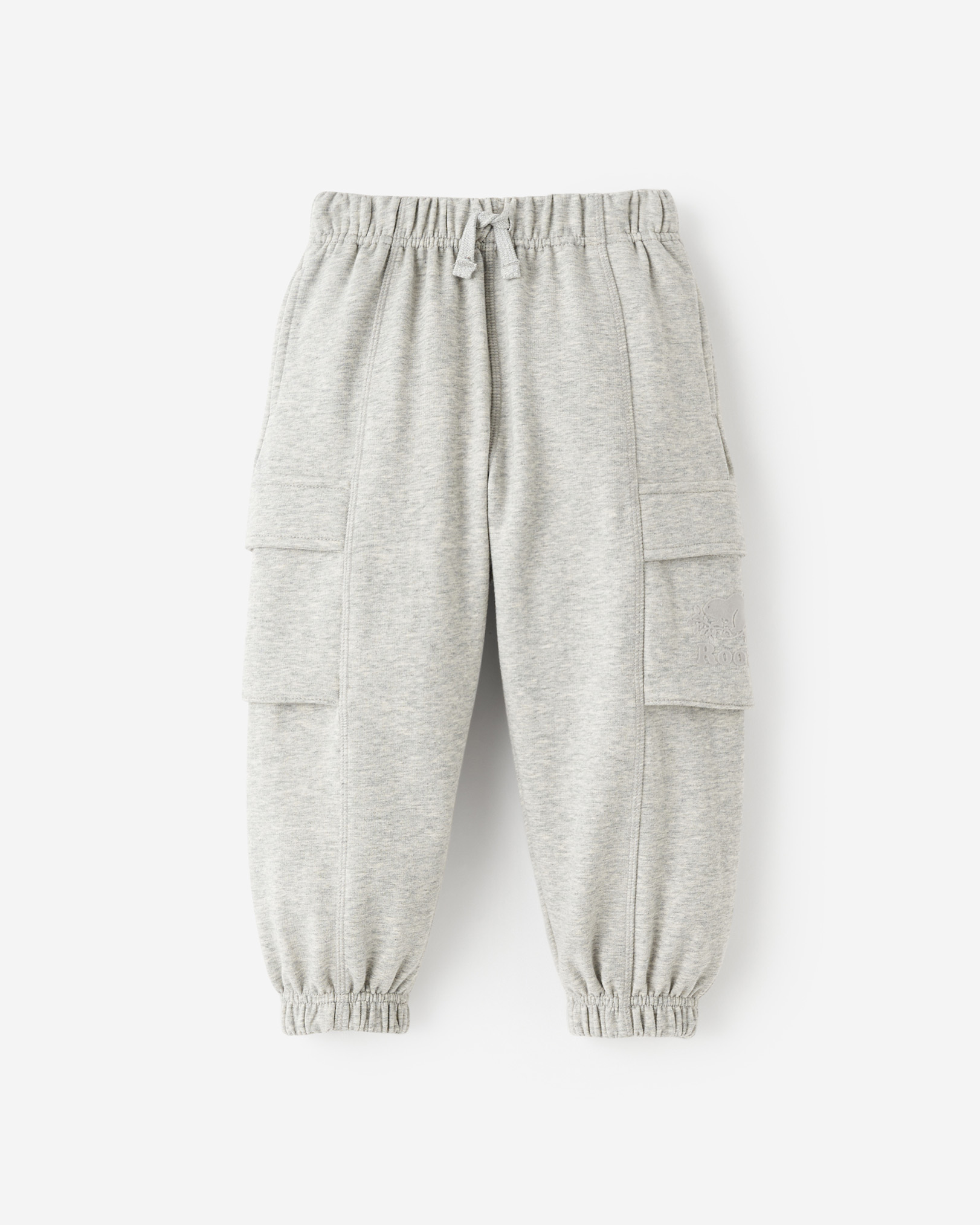 Roots Toddler Cooper Cargo Sweatpant in Grey Mix