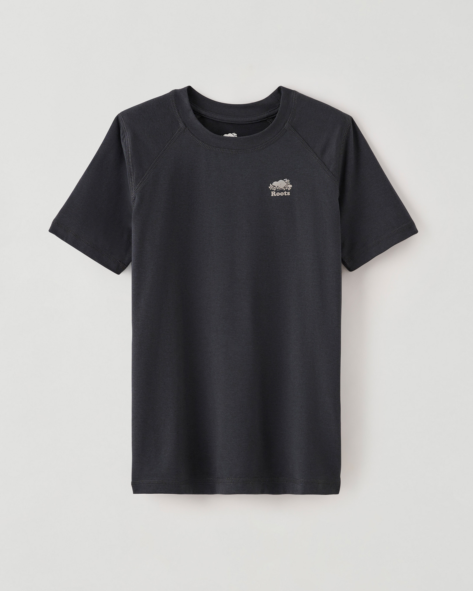 Roots Boy's Journey T-Shirt in Charcoal Pepper