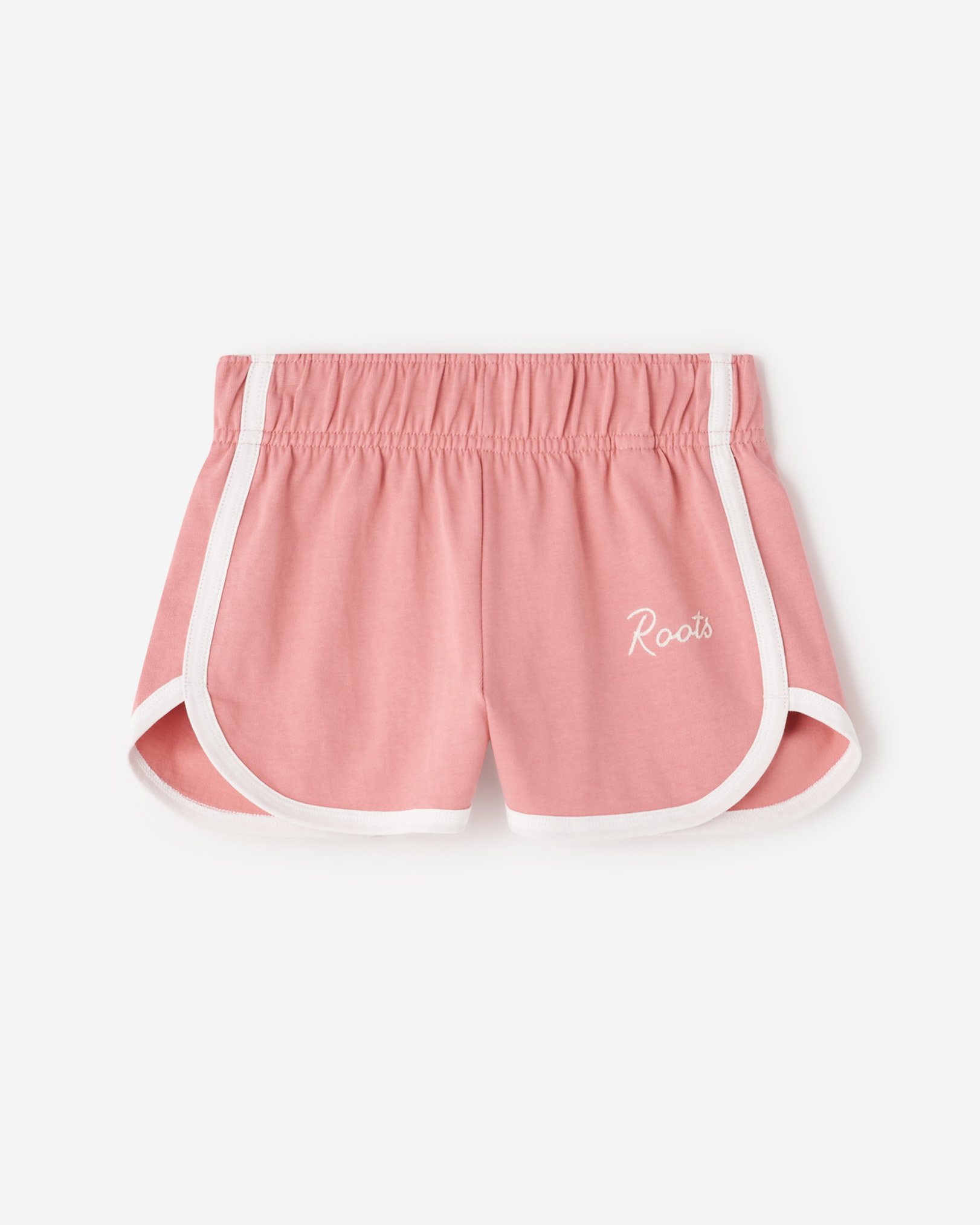 Roots Girl's Gym Short in Mauveglow