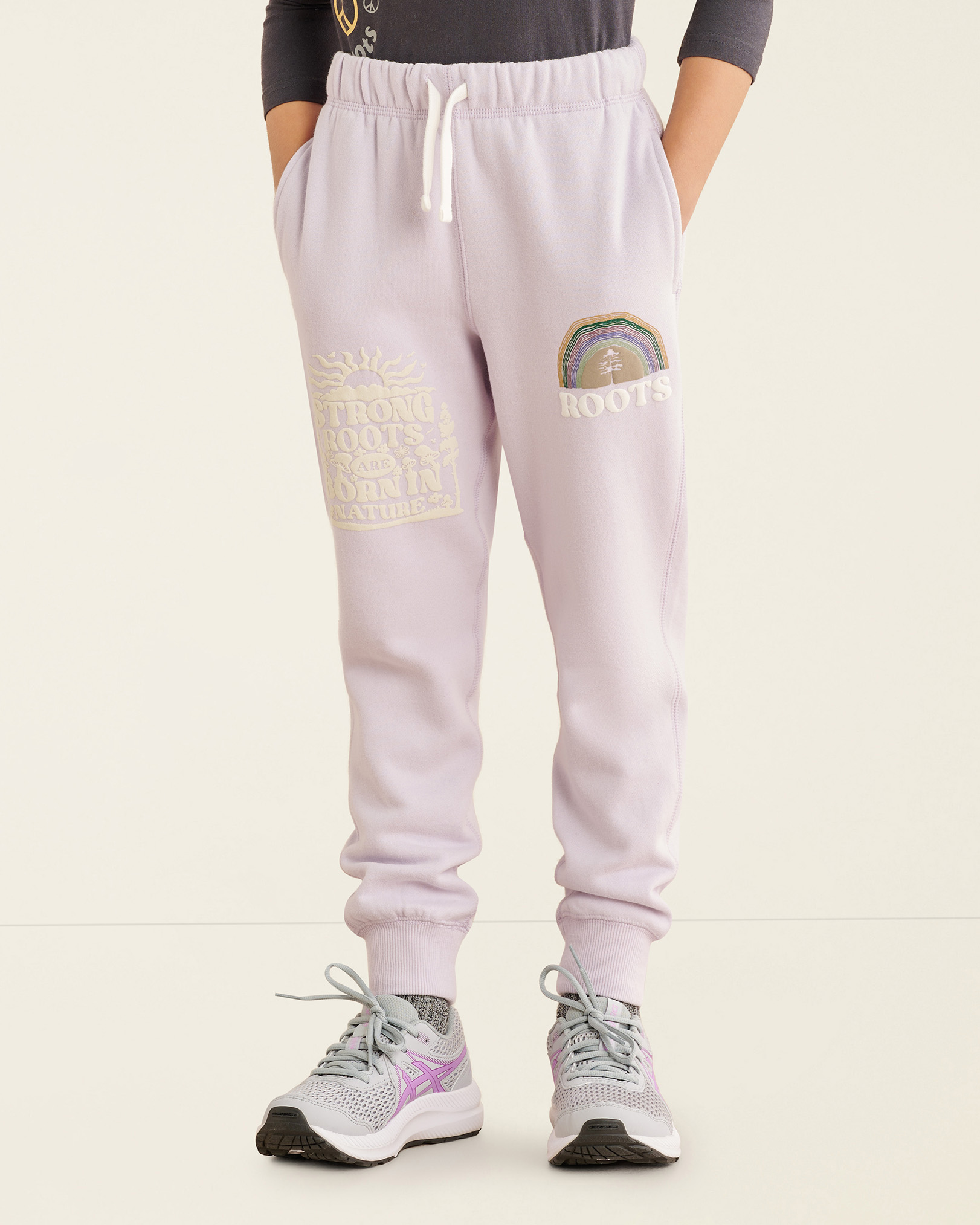Roots Kids Nature Sweatpant in Orchid Petal