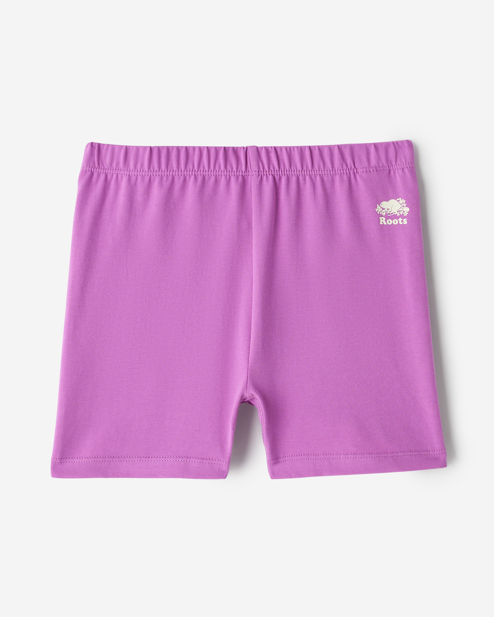 Roots Girl's Cooper Bike Short in Iris Orchid Purple