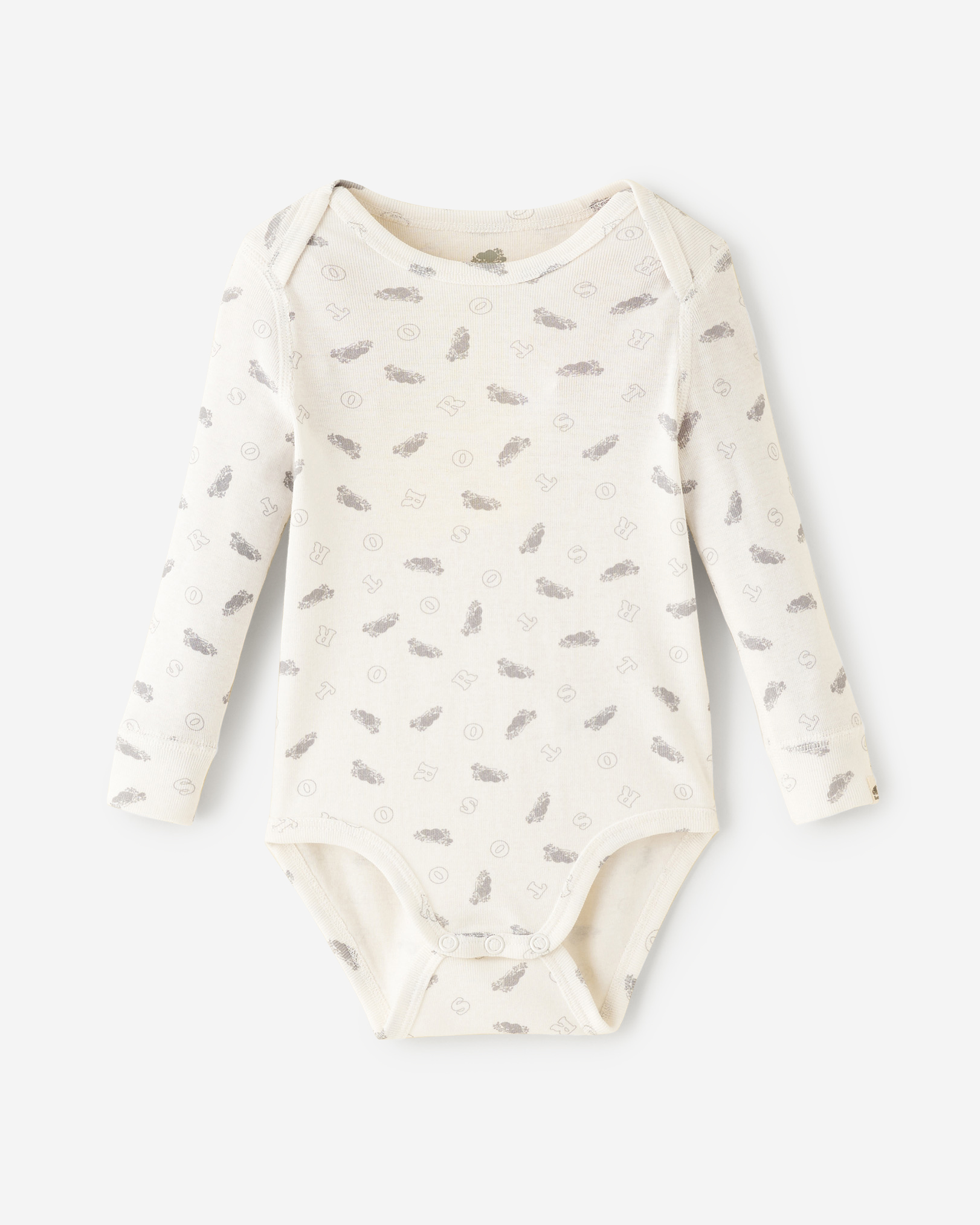Roots Baby's First Bodysuit in Egret