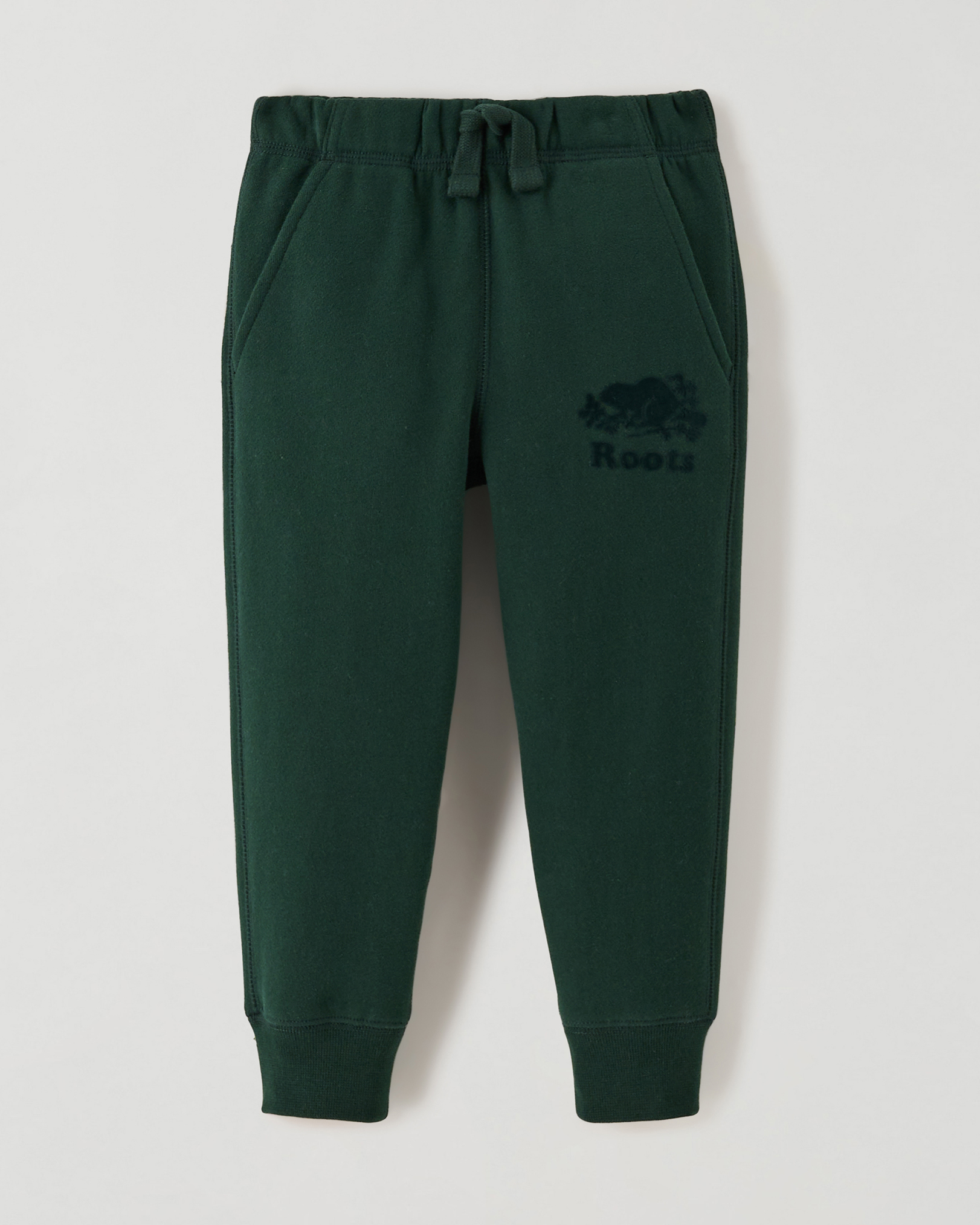 Roots Toddler Boy's Park Slim Tonal Sweatpant in Varsity Green