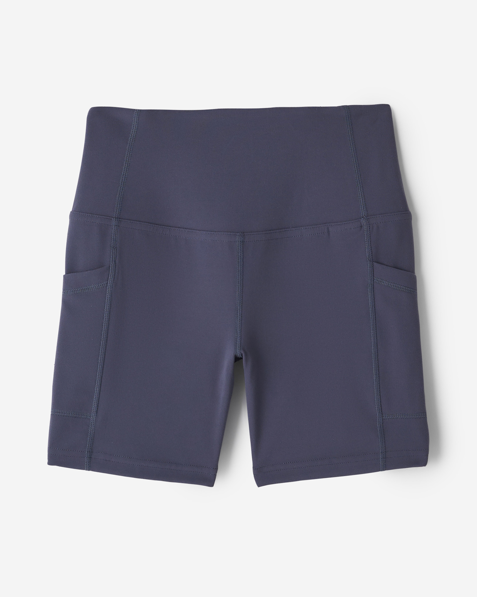 Roots Restore Stretch Bike Short 5 Inch in Dusty Blue