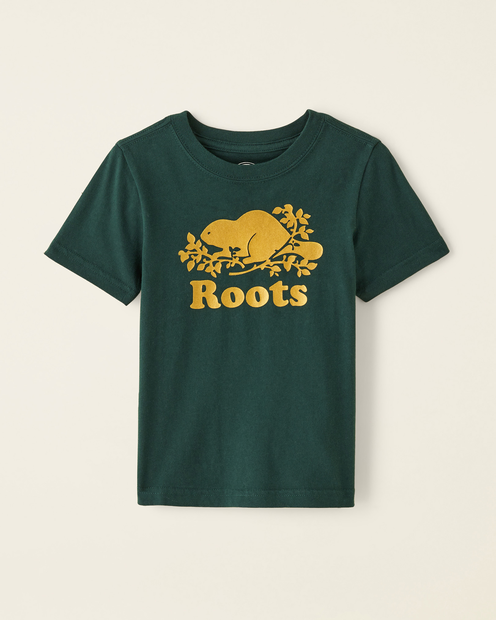 Roots Toddler 50th Cooper T-Shirt in Varsity Green