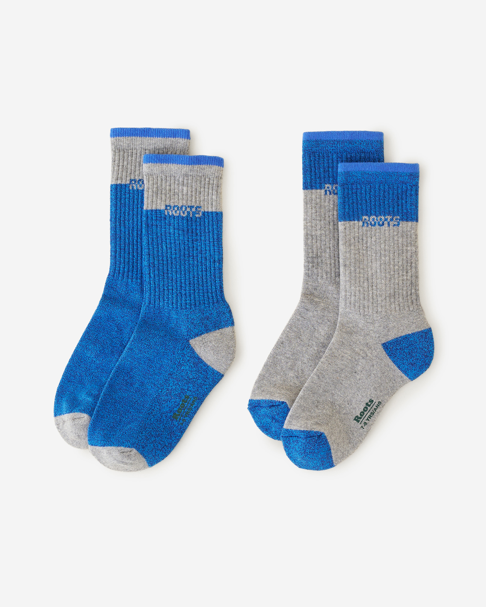 Roots Kid Logo Sport Sock 2 Pack in Mix