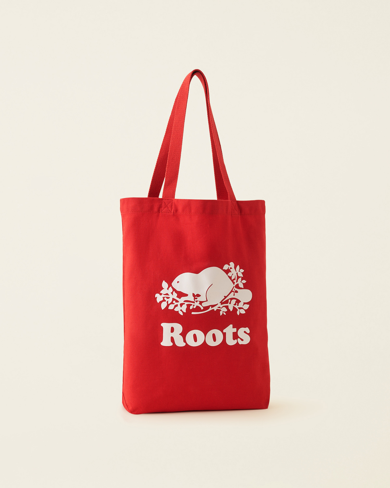 Roots Cooper Tote in Jam Red