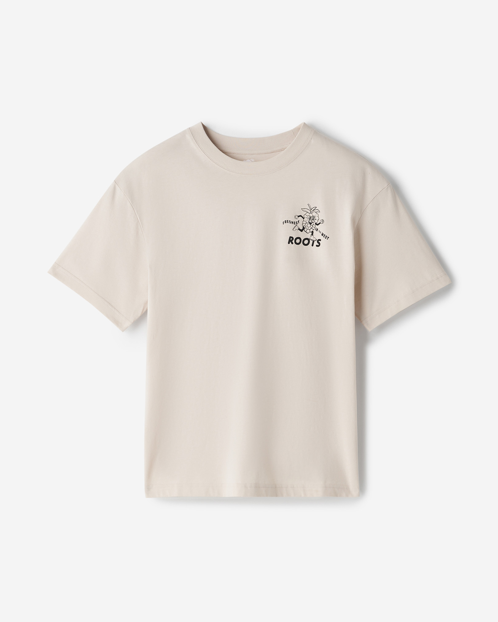 Roots Fruit Series T-Shirt in Faded Khaki