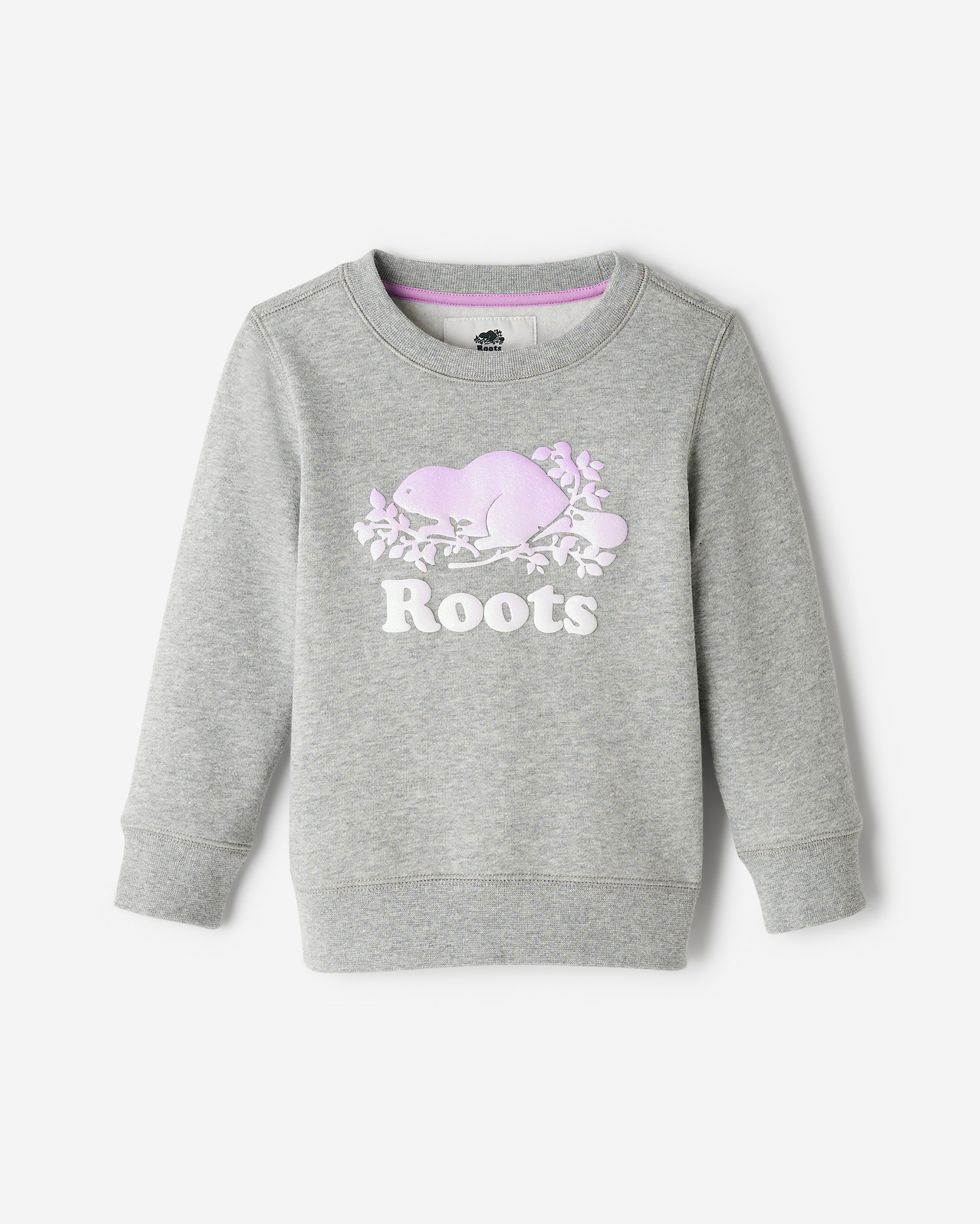 Roots Toddler Organic Original Softglow Crew Sweatshirt in Grey Mix