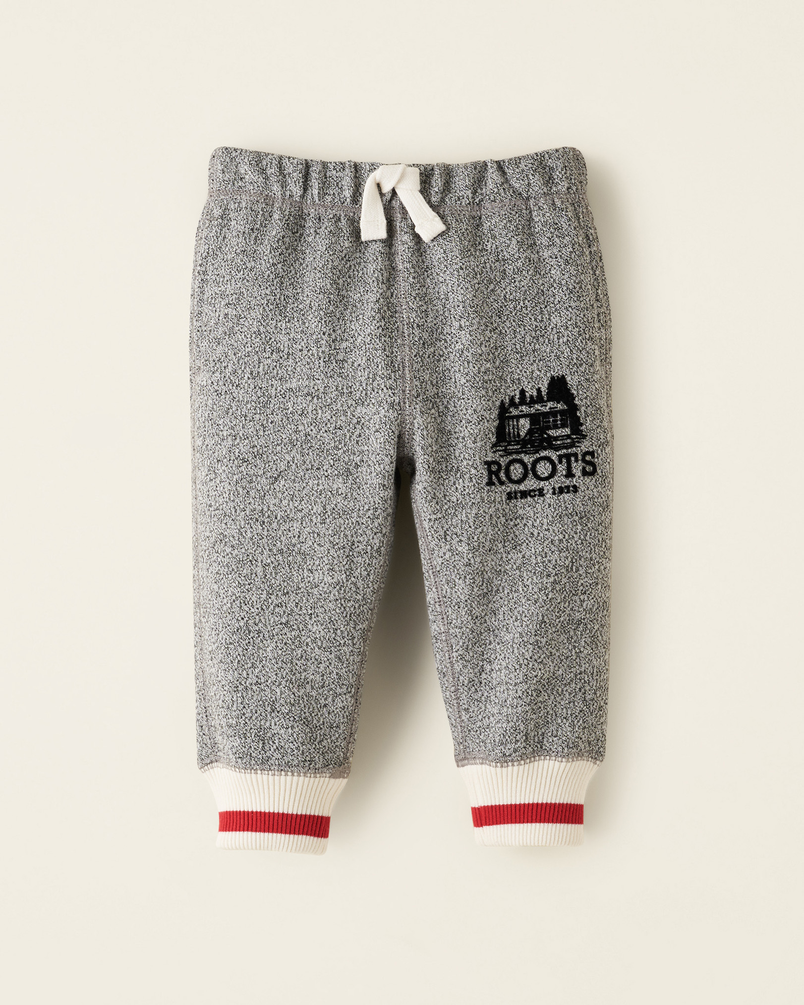 Roots Baby Cabin Sweatpant in Grey Oat Pepper
