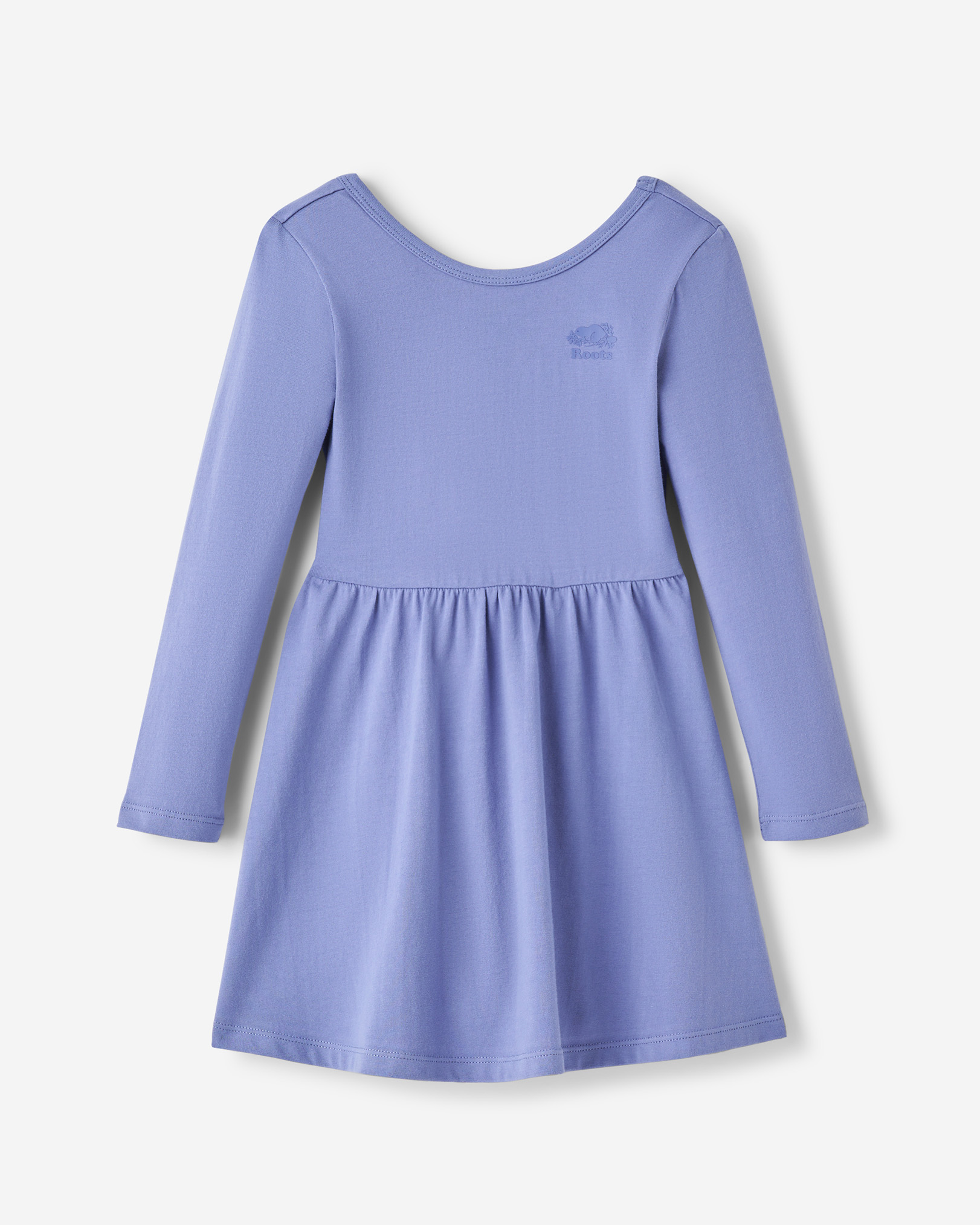 Roots Toddler Girl's Easy Stretch Dress in Periwinkle Purple