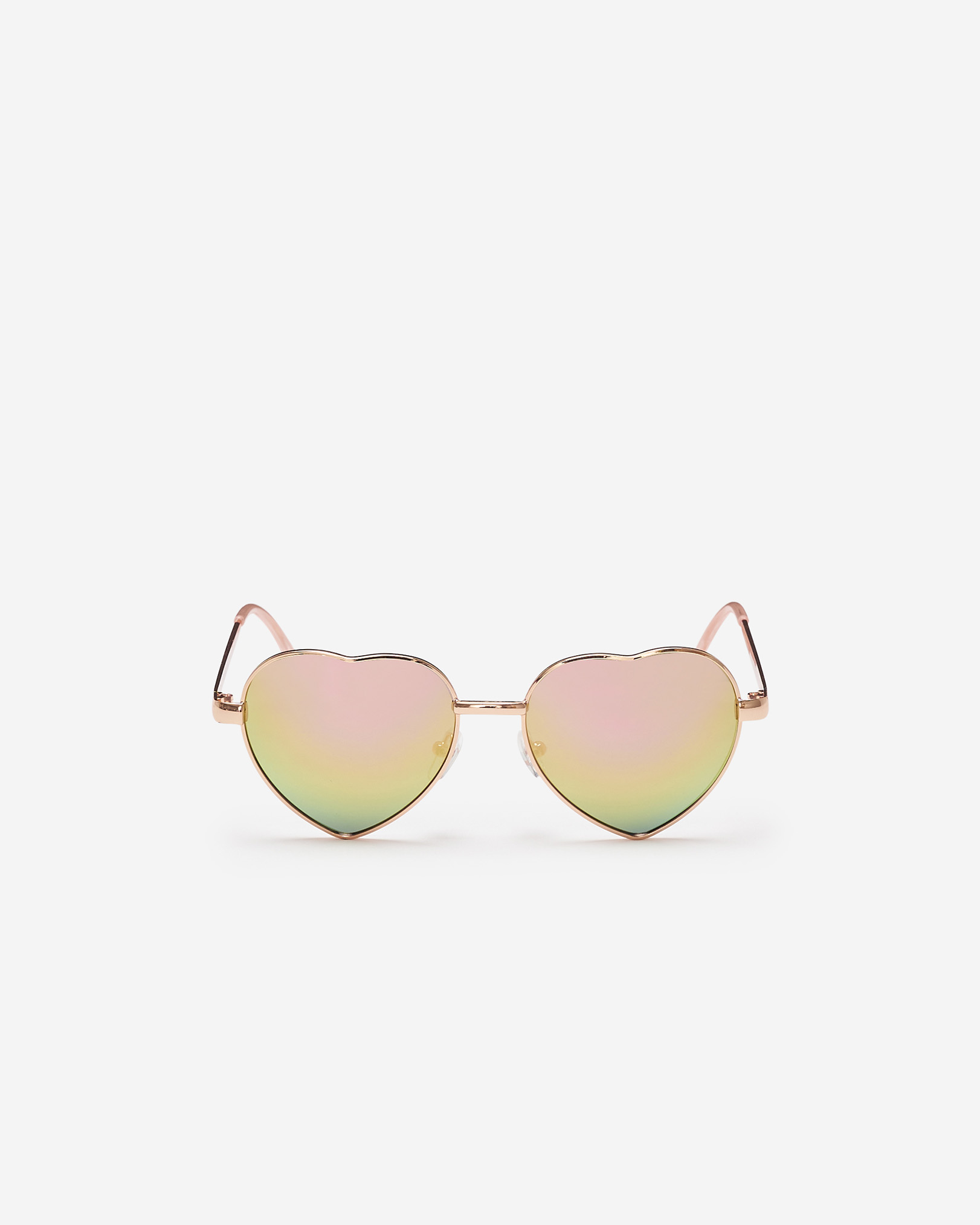 Roots Kids Metal Heart Sunglasses in Rose Gold