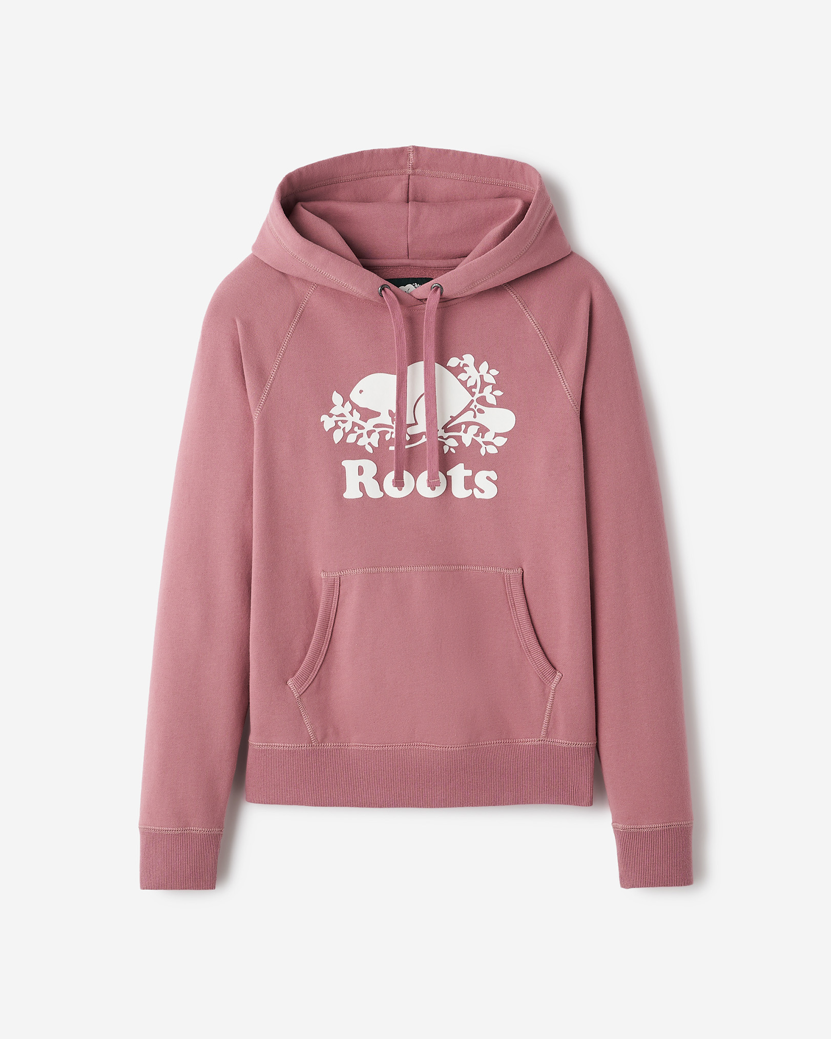 Roots Organic Original Kanga Hoodie in Retro Rose