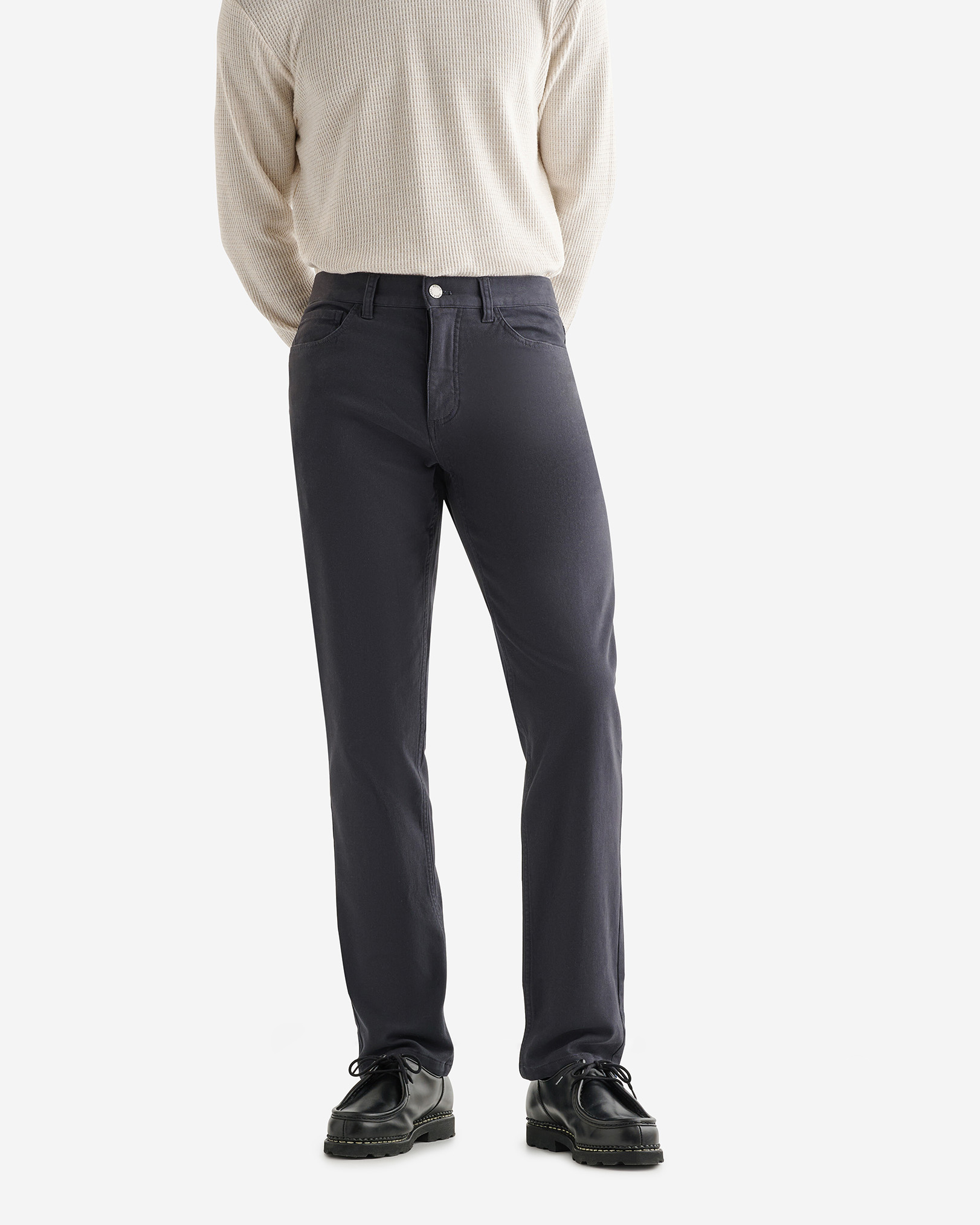 Roots Park Stretch 5 Pocket Pant in Graphite
