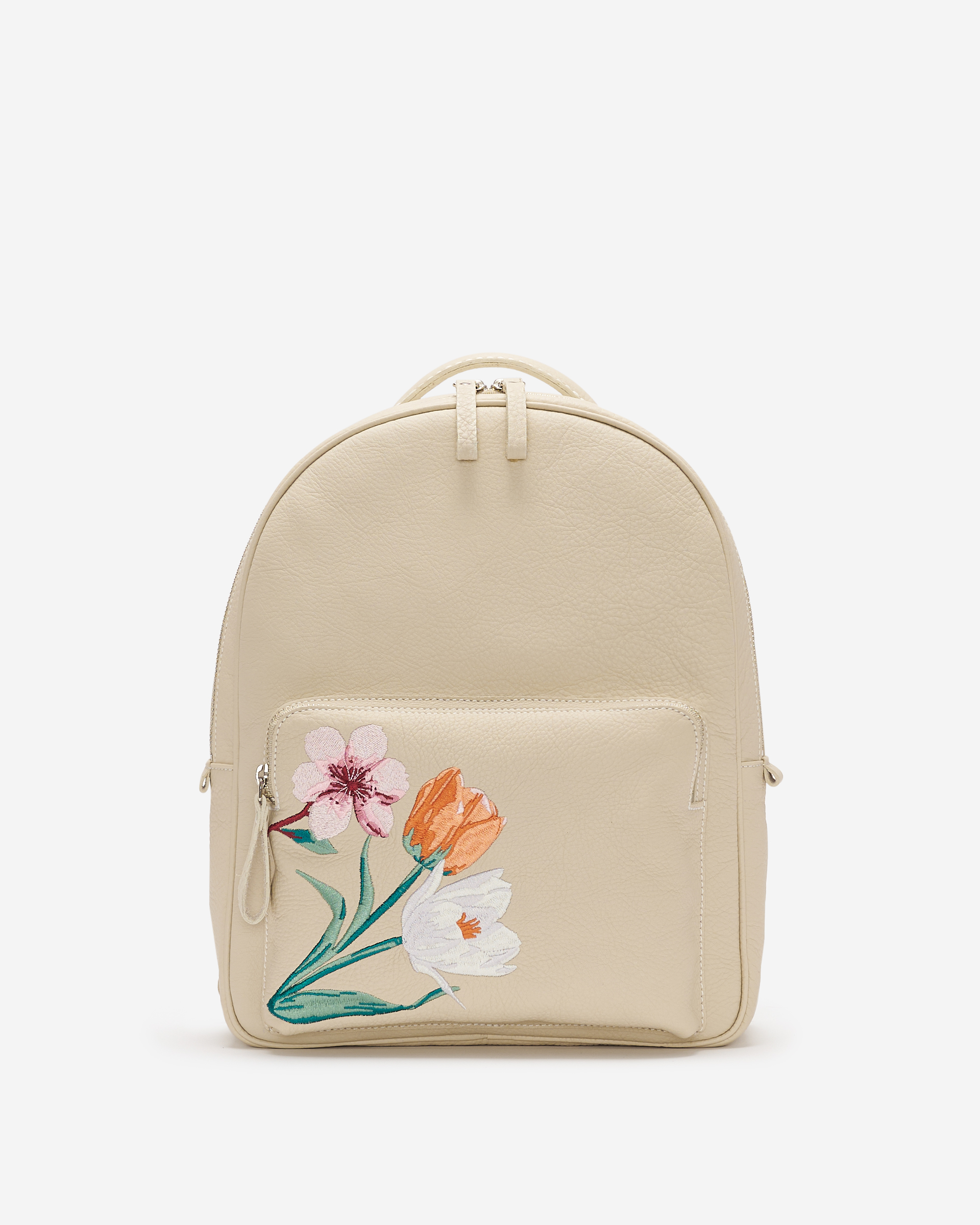 Roots Floral Chelsea Pack Cloud Backpack in Bone White