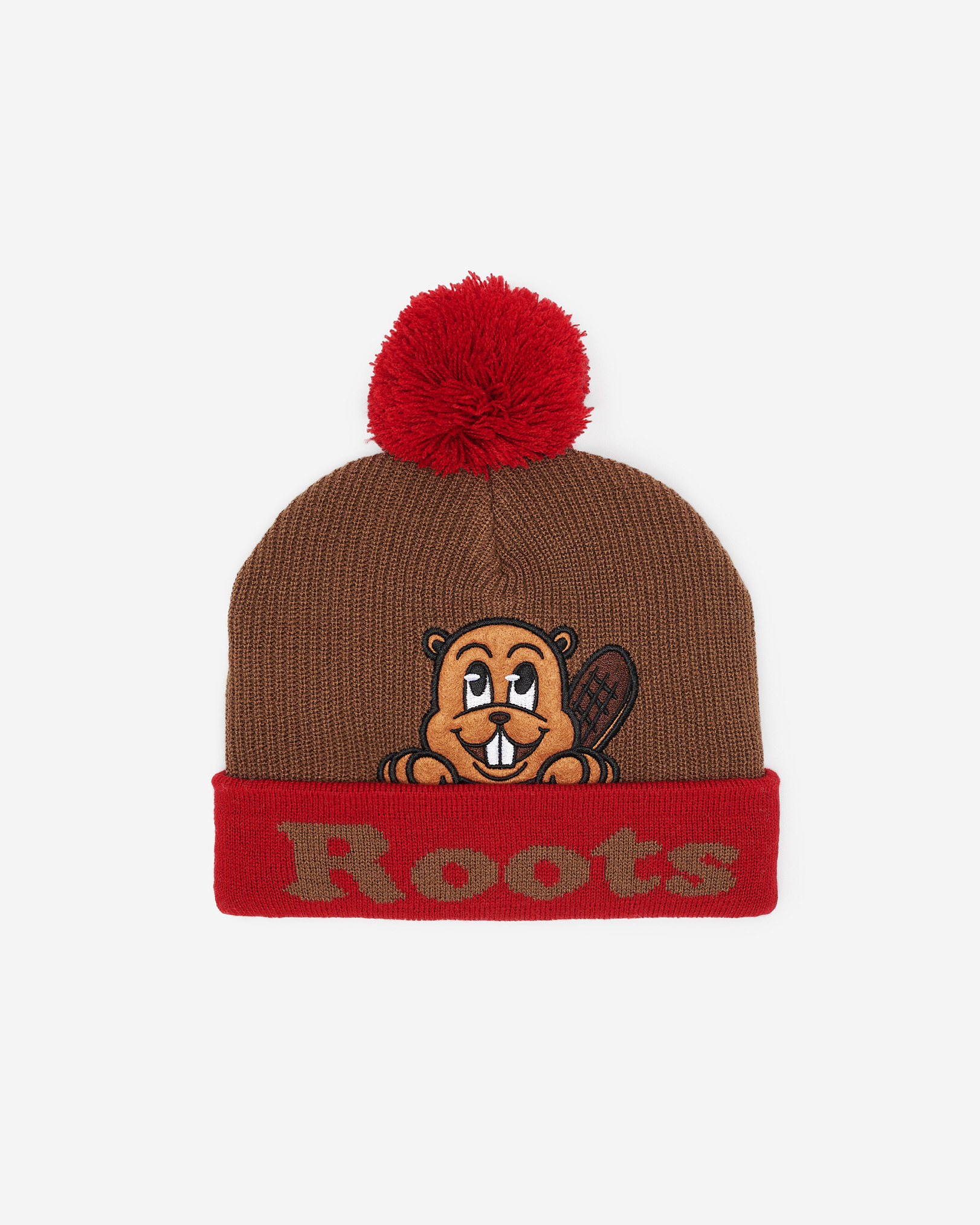 Roots Kids Buddy Toque Hat in Partridge Brown