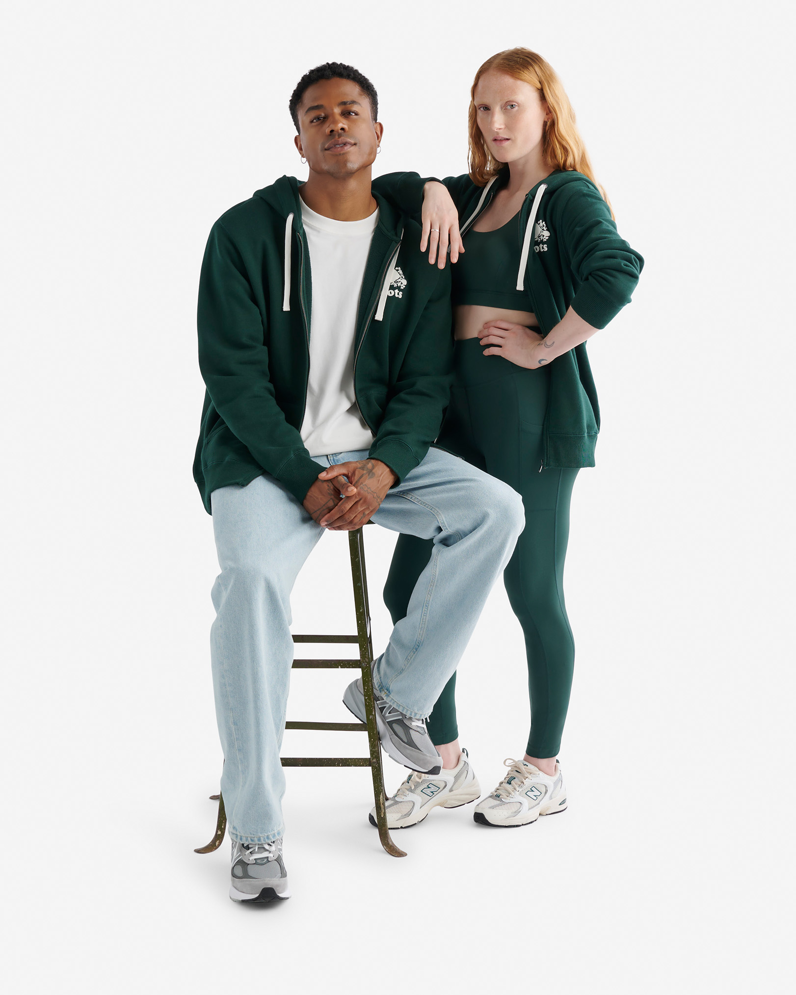 Organic Original Full Zip Hoodie - Varsity Green Organic Original Full Zip Hoodie - Varsity Green