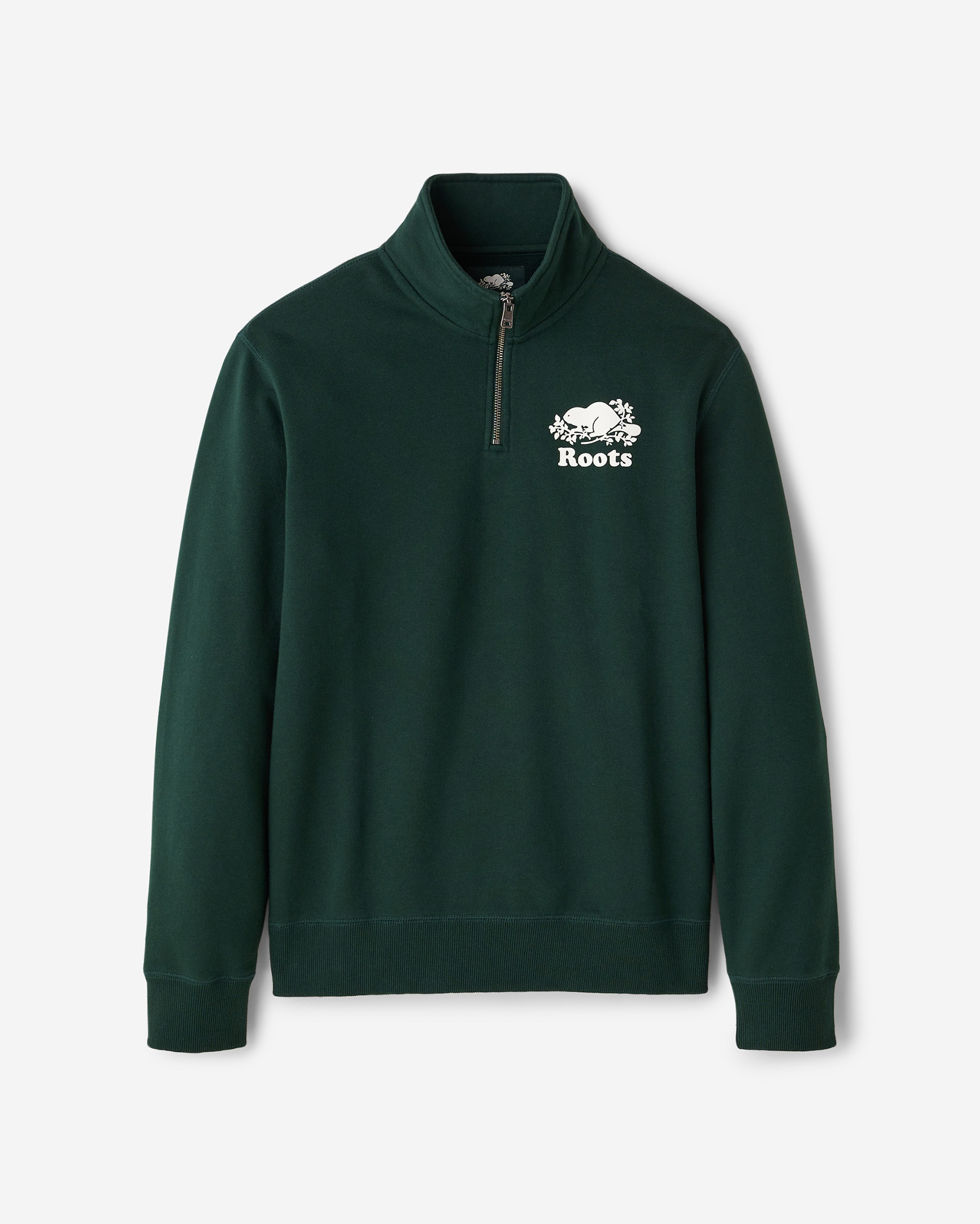Organic Original Quarter Zip Stein - Varsity Green