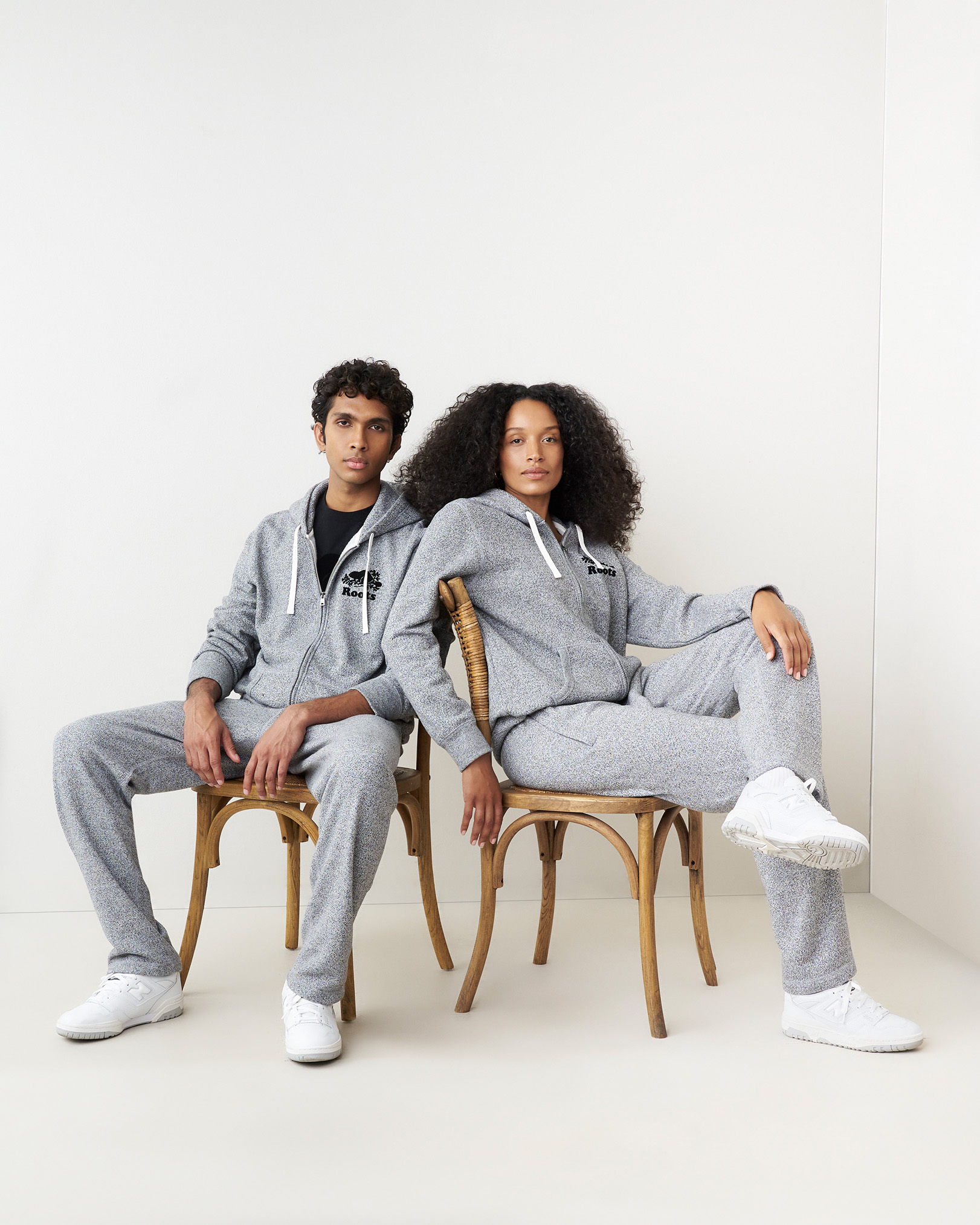 Organic Heritage Sweatpant - Salt & Pepper
