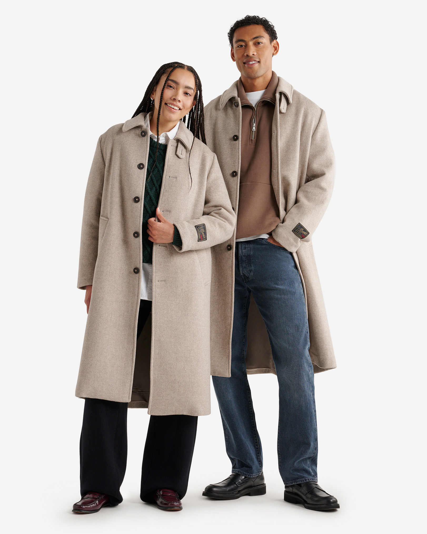 Long Wool Blend Coat