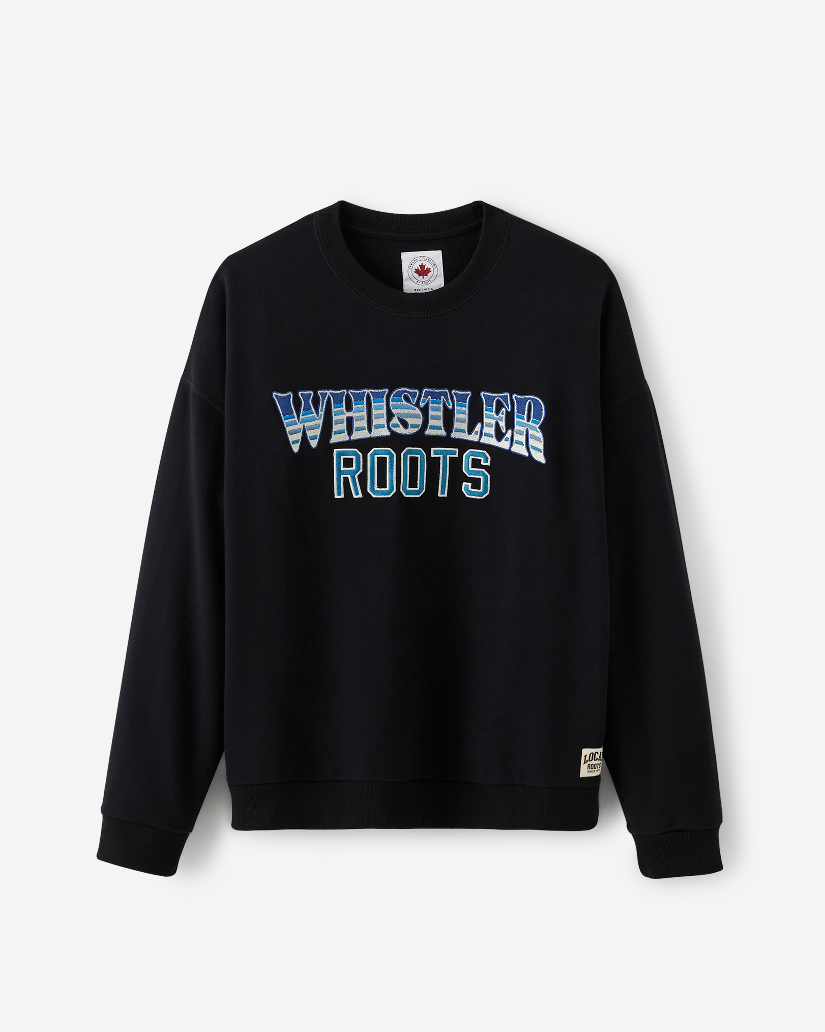 Chandail à col rond Whistler Local Roots - Noir Chandail à col rond Whistler Local Roots - Noir