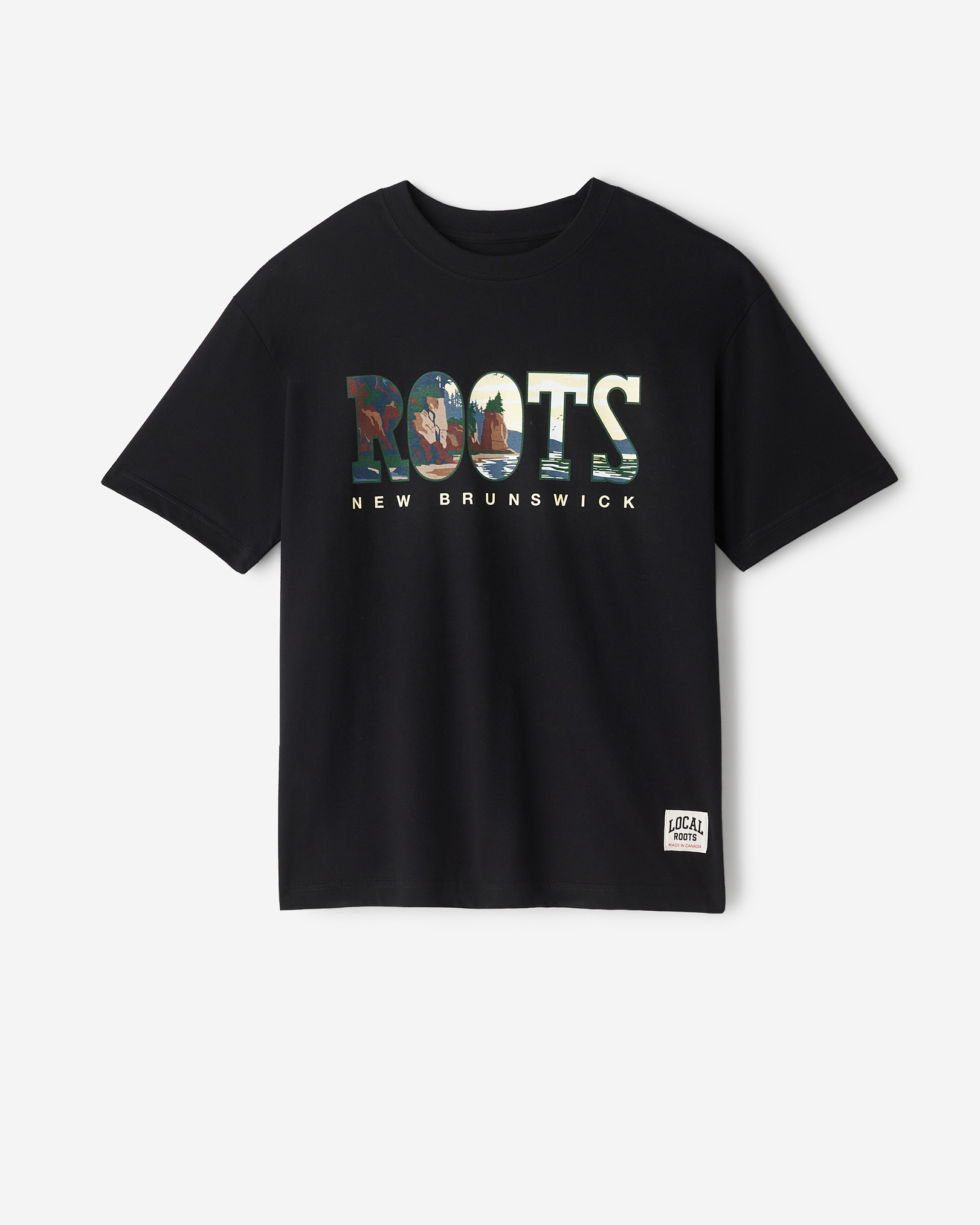 T-shirt Est du Canada - Noir