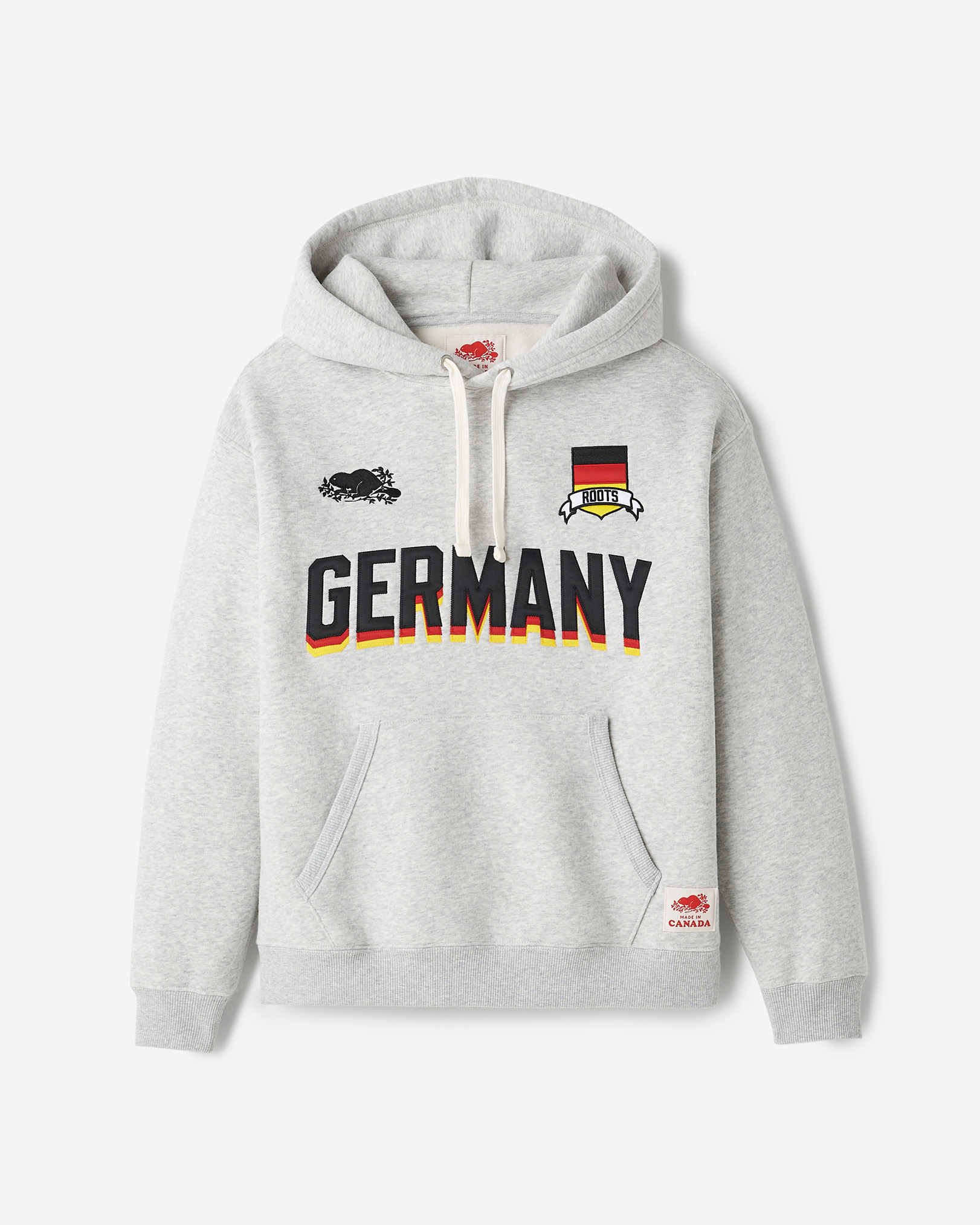 Roots Worldwide Germany Hoodie - Athletic Grey Mix Roots Worldwide Germany Hoodie - Athletic Grey Mix
