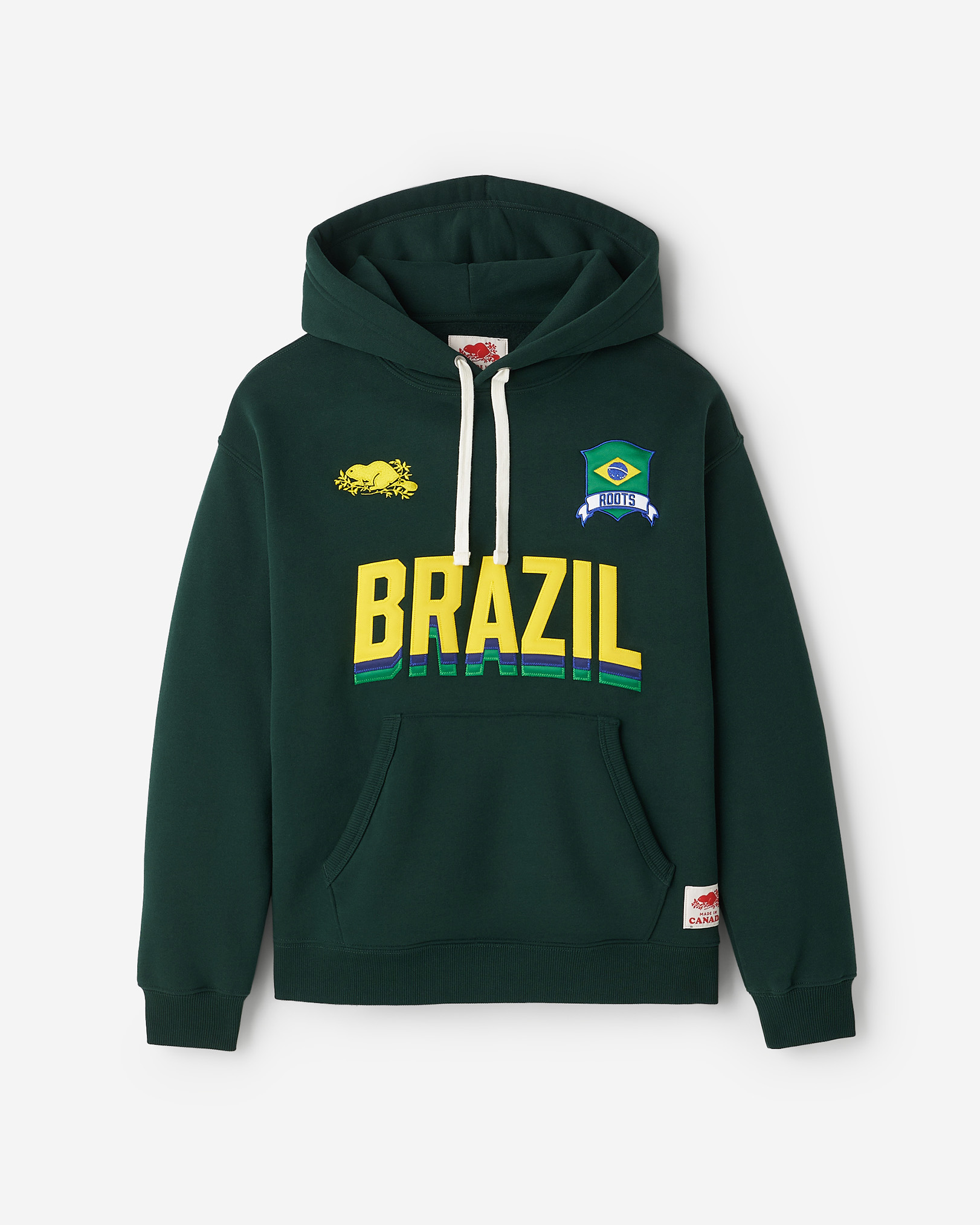 Roots Worldwide Brazil Hoodie - Varsity Green Roots Worldwide Brazil Hoodie - Varsity Green