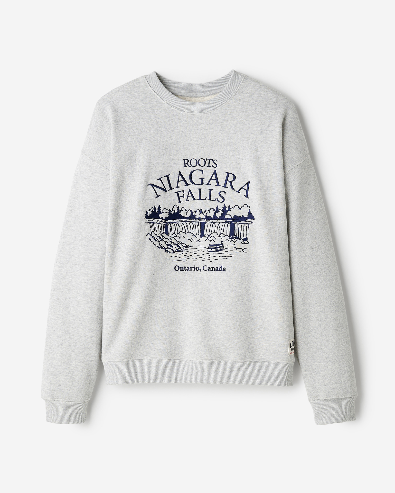 Local Roots Niagara Falls Crew - Athletic Grey Mix