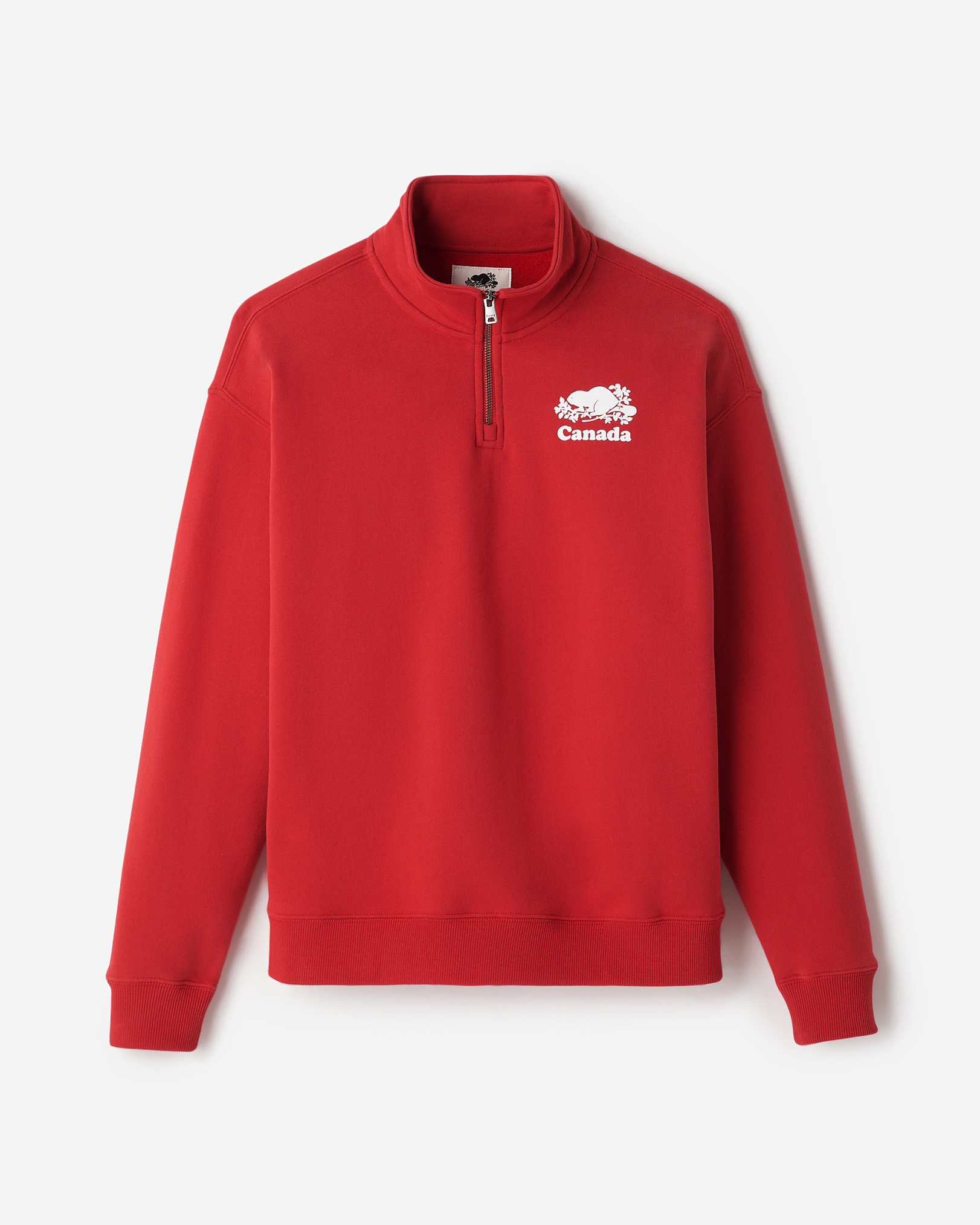 Chandail à glissière Cooper Canada - Rouge Sauge Chandail à glissière Cooper Canada - Rouge Sauge