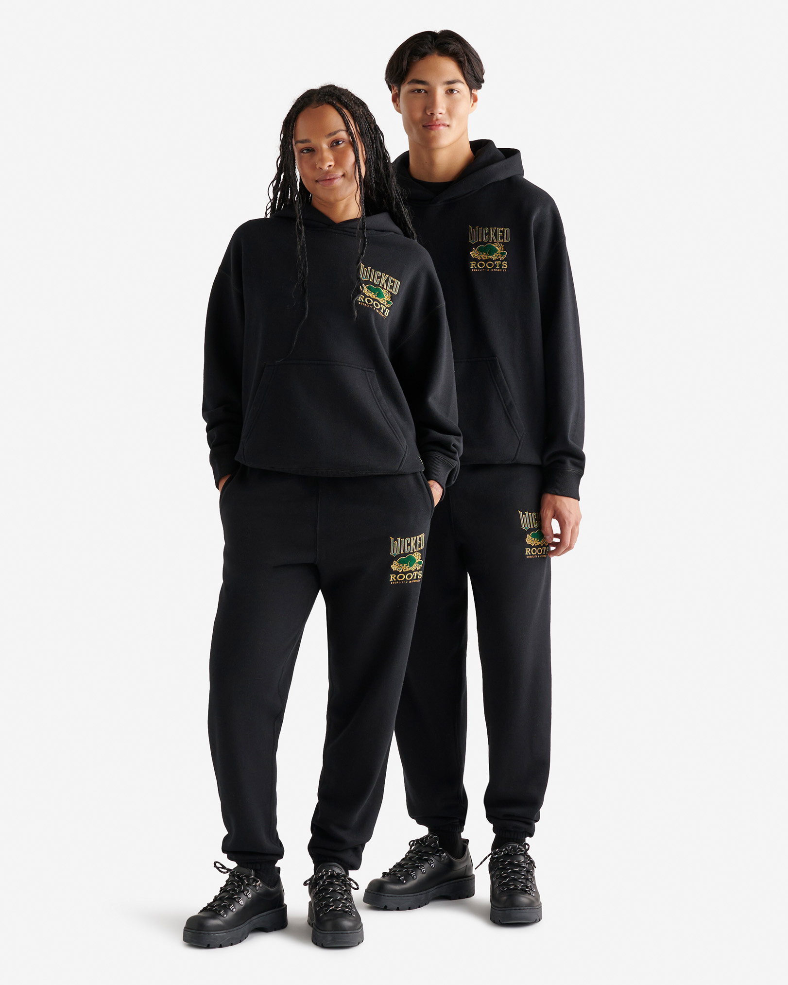 Roots X Wicked Relaxed Sweatpant - Black Roots X Wicked Relaxed Sweatpant - Black