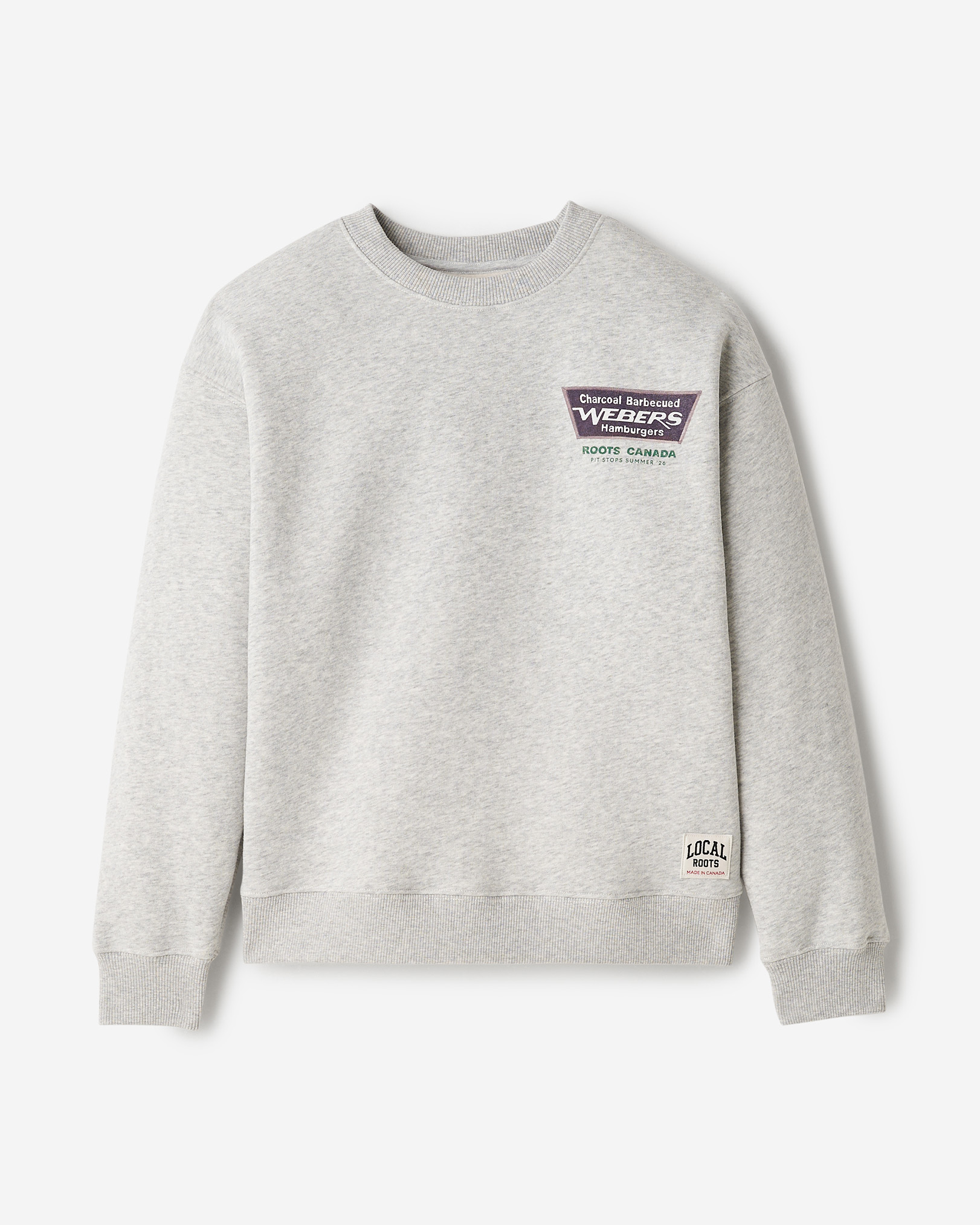 Roots X Webers Crew - Athletic Grey Mix