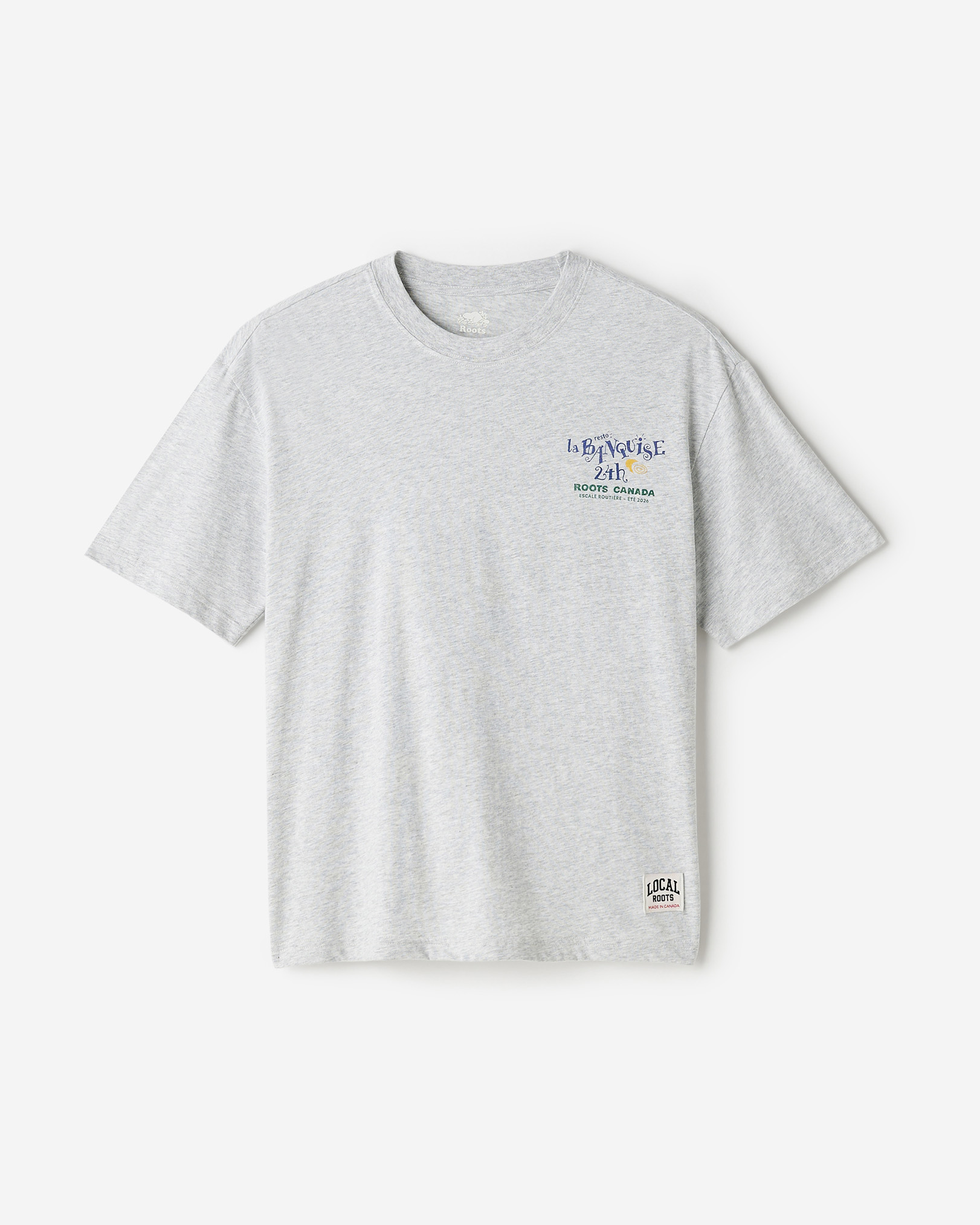 Roots X La Banquise T-Shirt - Athletic Grey Mix Roots X La Banquise T-Shirt - Athletic Grey Mix