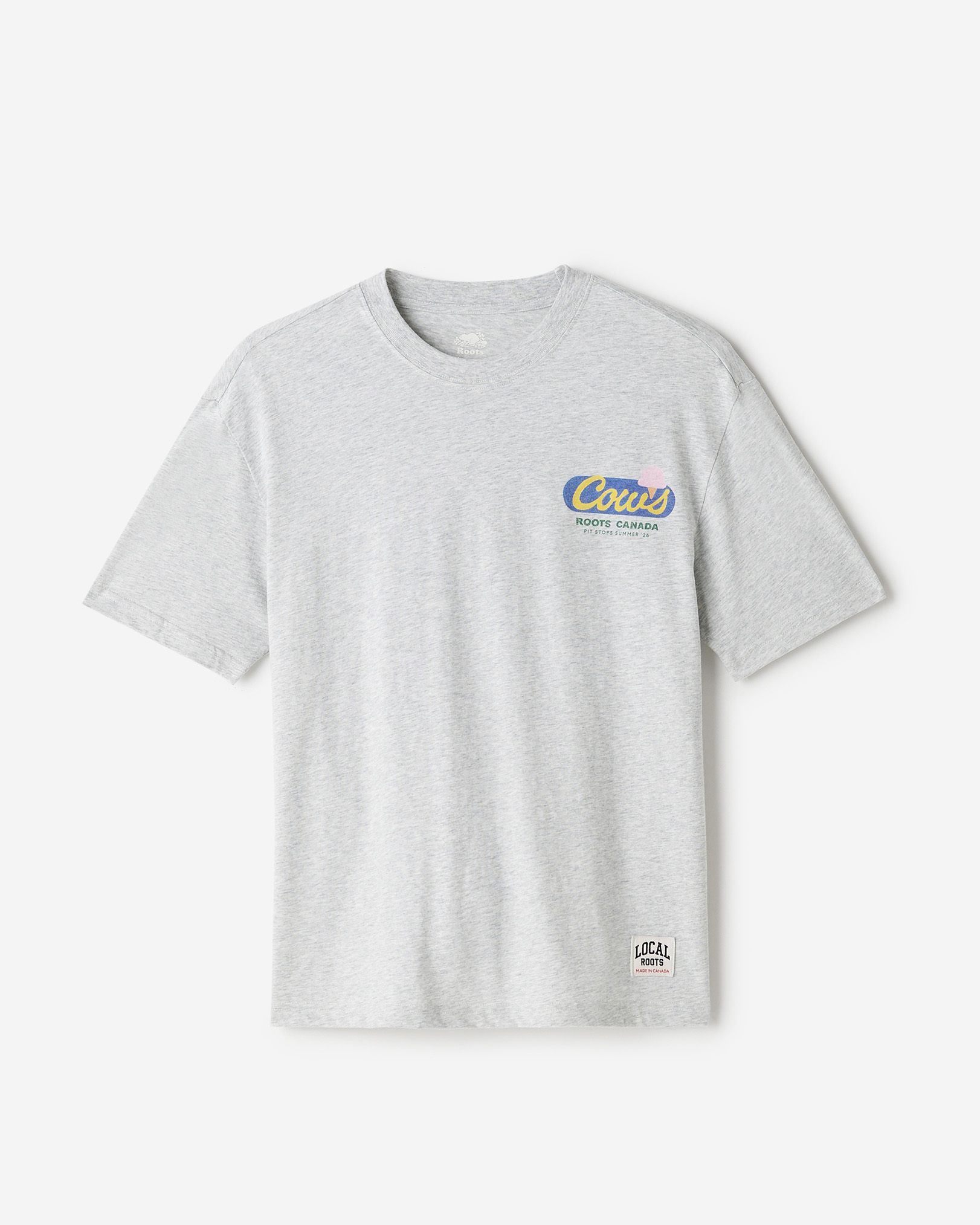 Roots X Cows T-Shirt - Athletic Grey Mix Roots X Cows T-Shirt - Athletic Grey Mix