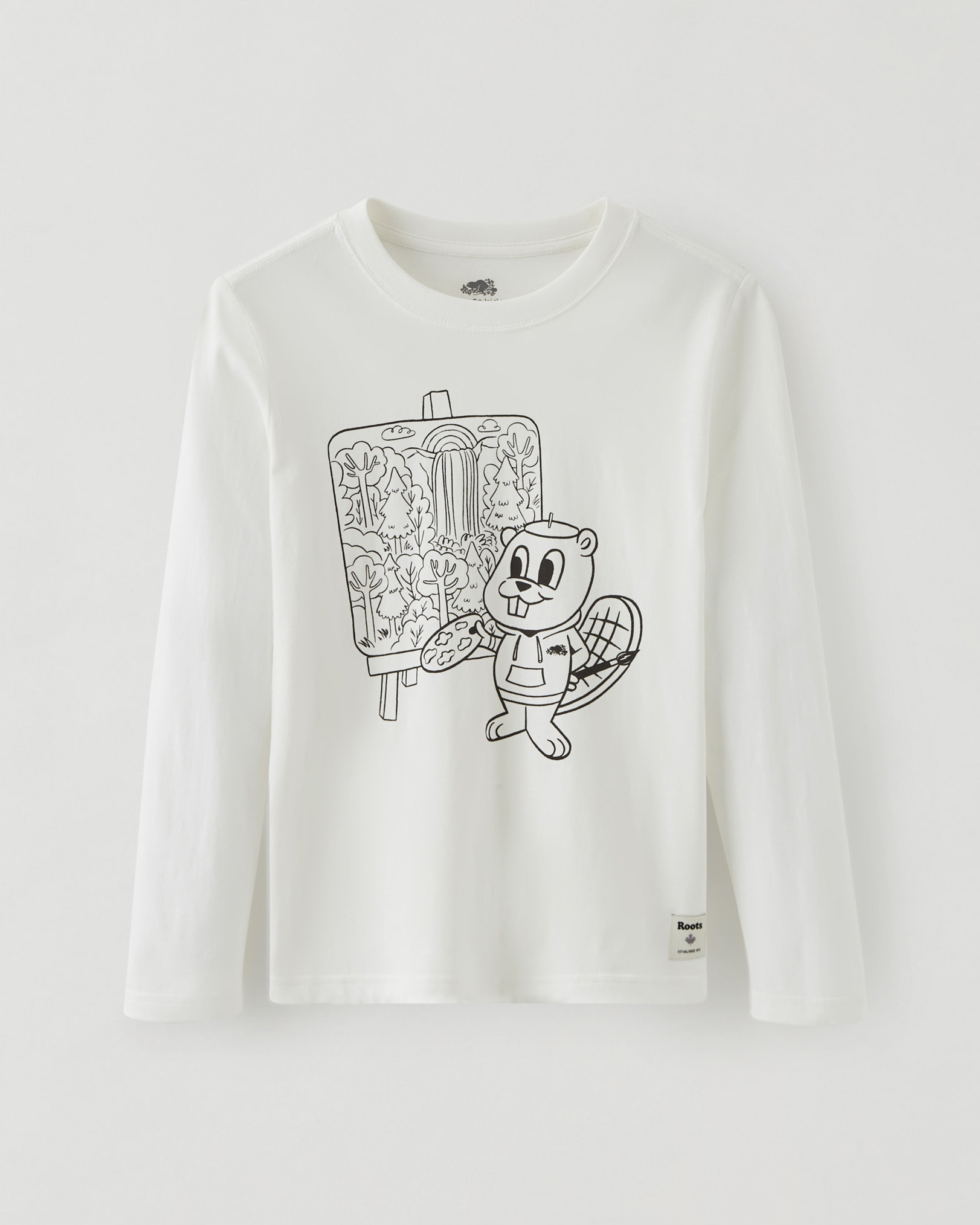 Kids Colour Your Buddy T-shirt - Egret Kids Colour Your Buddy T-shirt - Egret