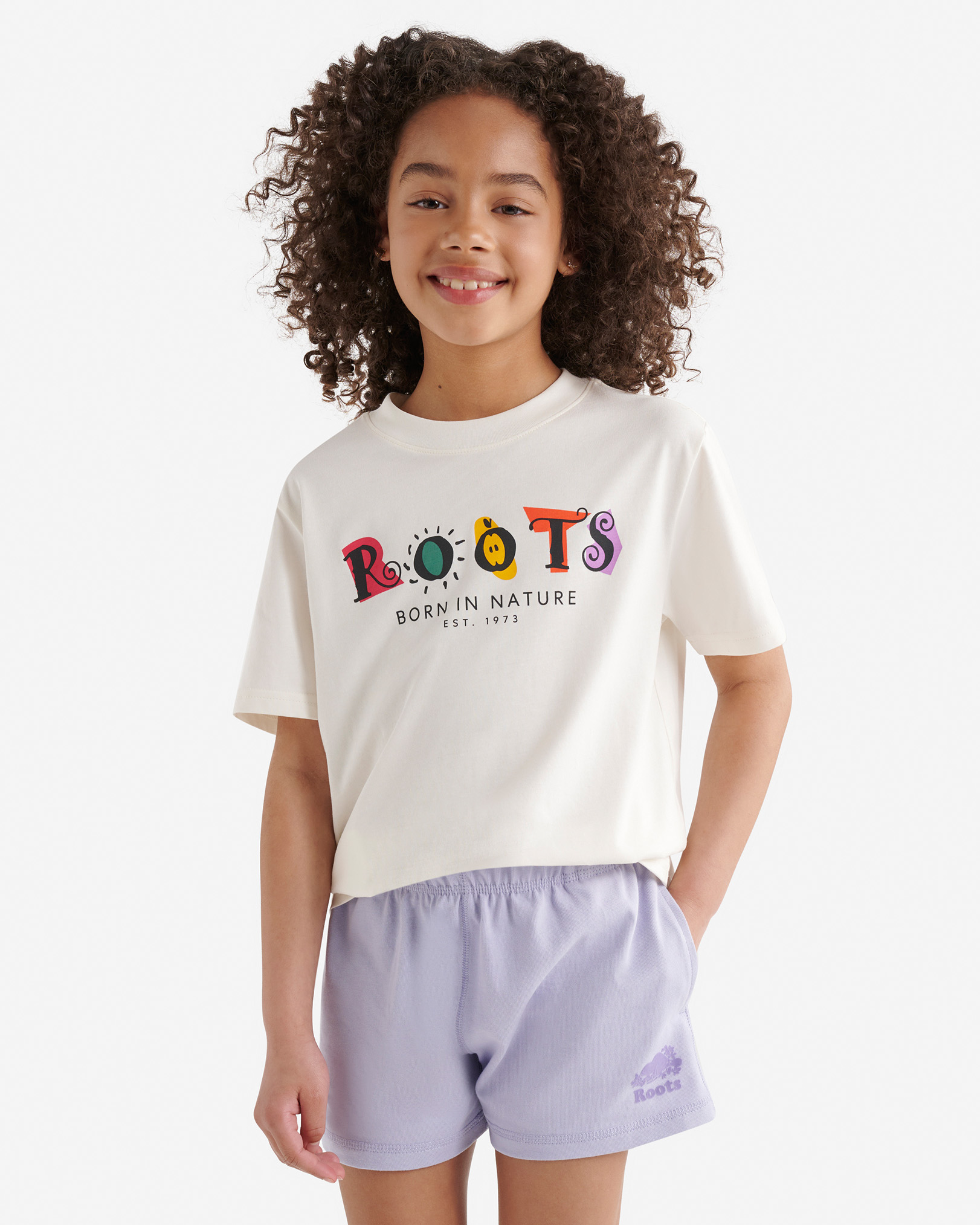 Kids 90’s Athletics T-Shirt - Egret Kids 90’s Athletics T-Shirt - Egret