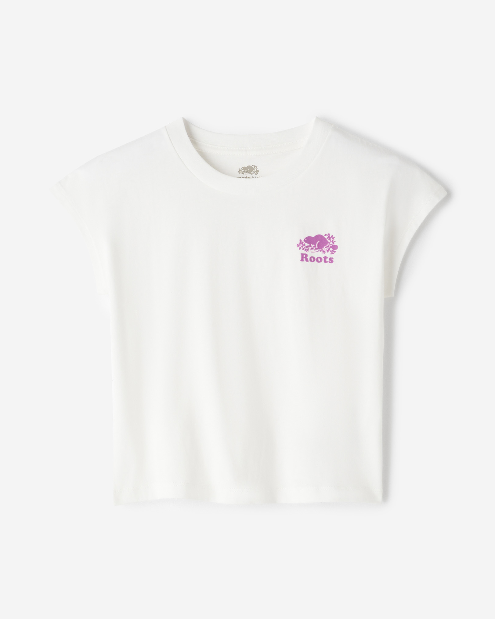 Girls Sleeveless Boxy T-Shirt Girls Sleeveless Boxy T-Shirt